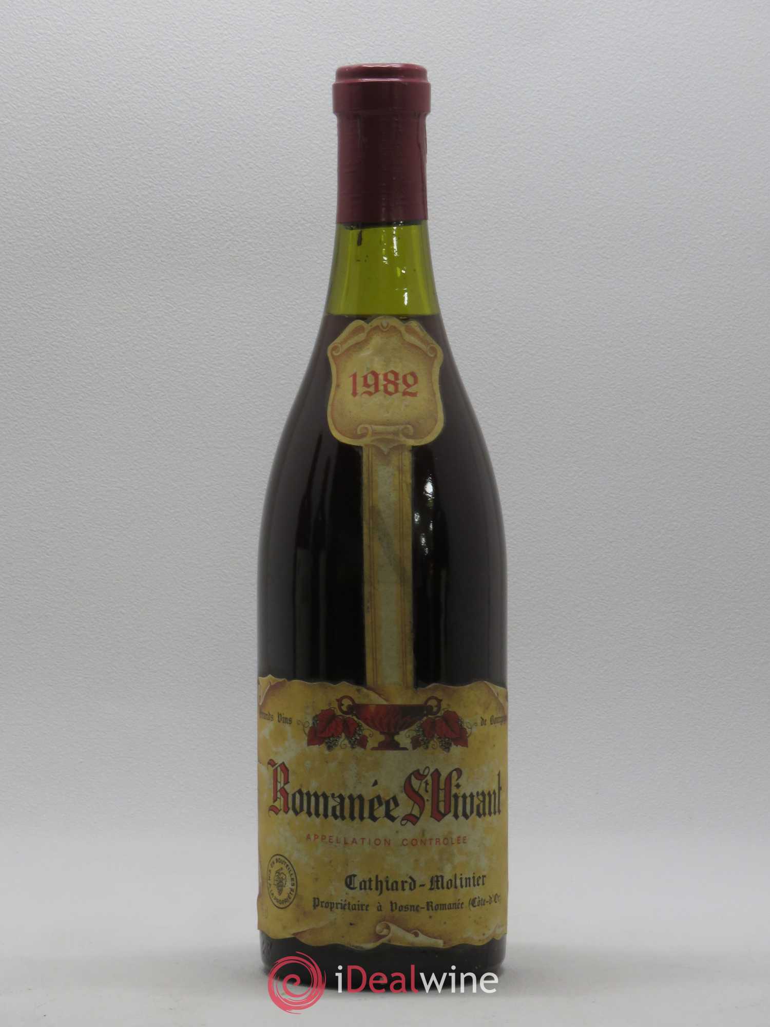 Romanée-Saint-Vivant Grand Cru Cathiard-Molinier 1982 - Lot de 1 bouteille - 0