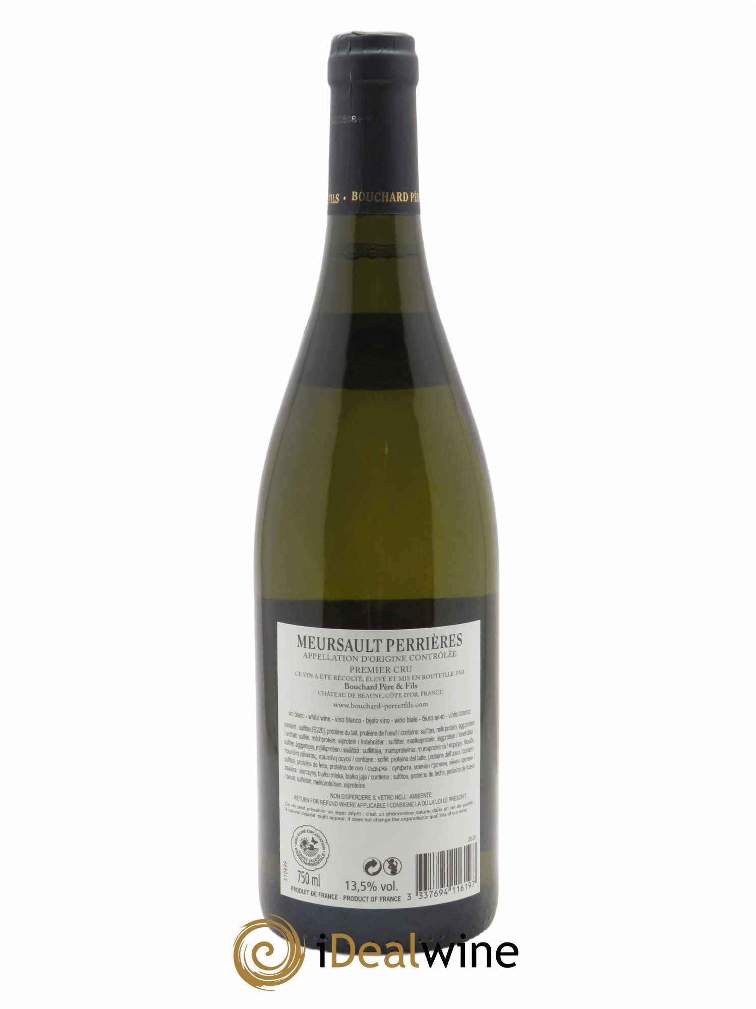 Meursault 1er Cru Perrières Bouchard Père & Fils 2020 - Lotto di 1 bottiglia - 1