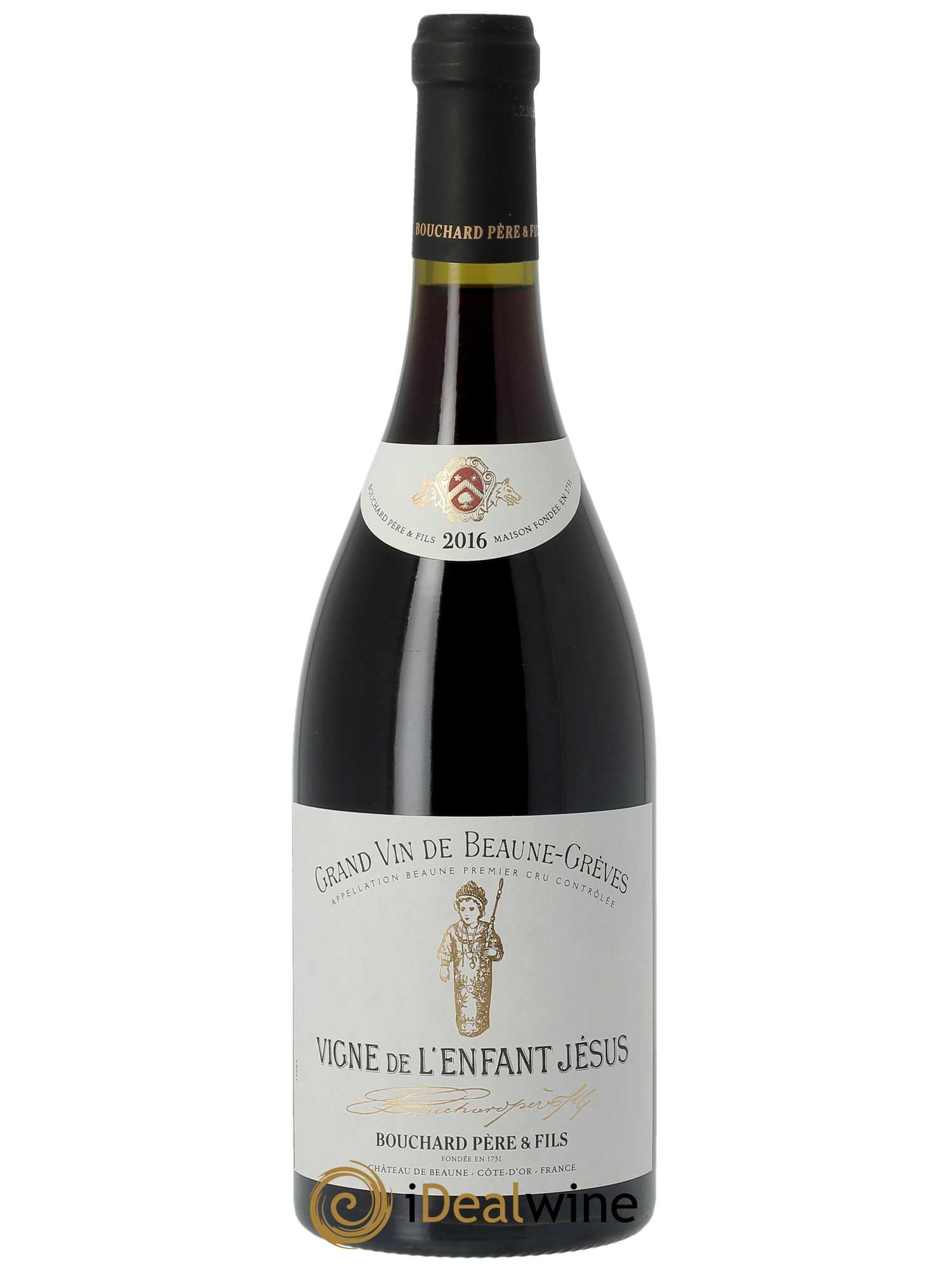 Beaune 1er Cru Grèves - Vigne de l'Enfant Jésus Bouchard Père & Fils 2016 - Lot de 1 bouteille - 0