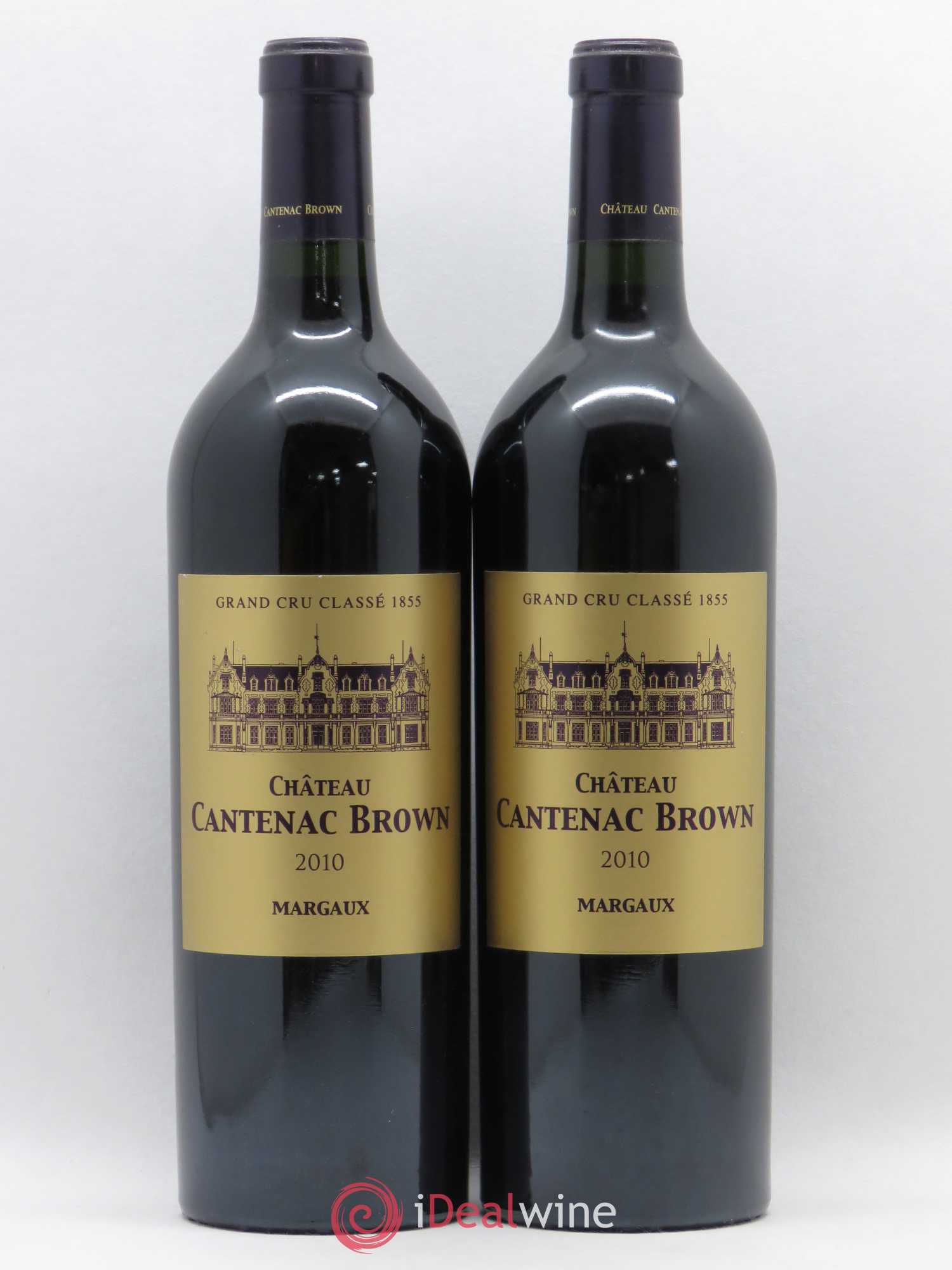 Château Cantenac Brown 3ème Grand Cru Classé 2010 - Lot of 2 bottles - 0