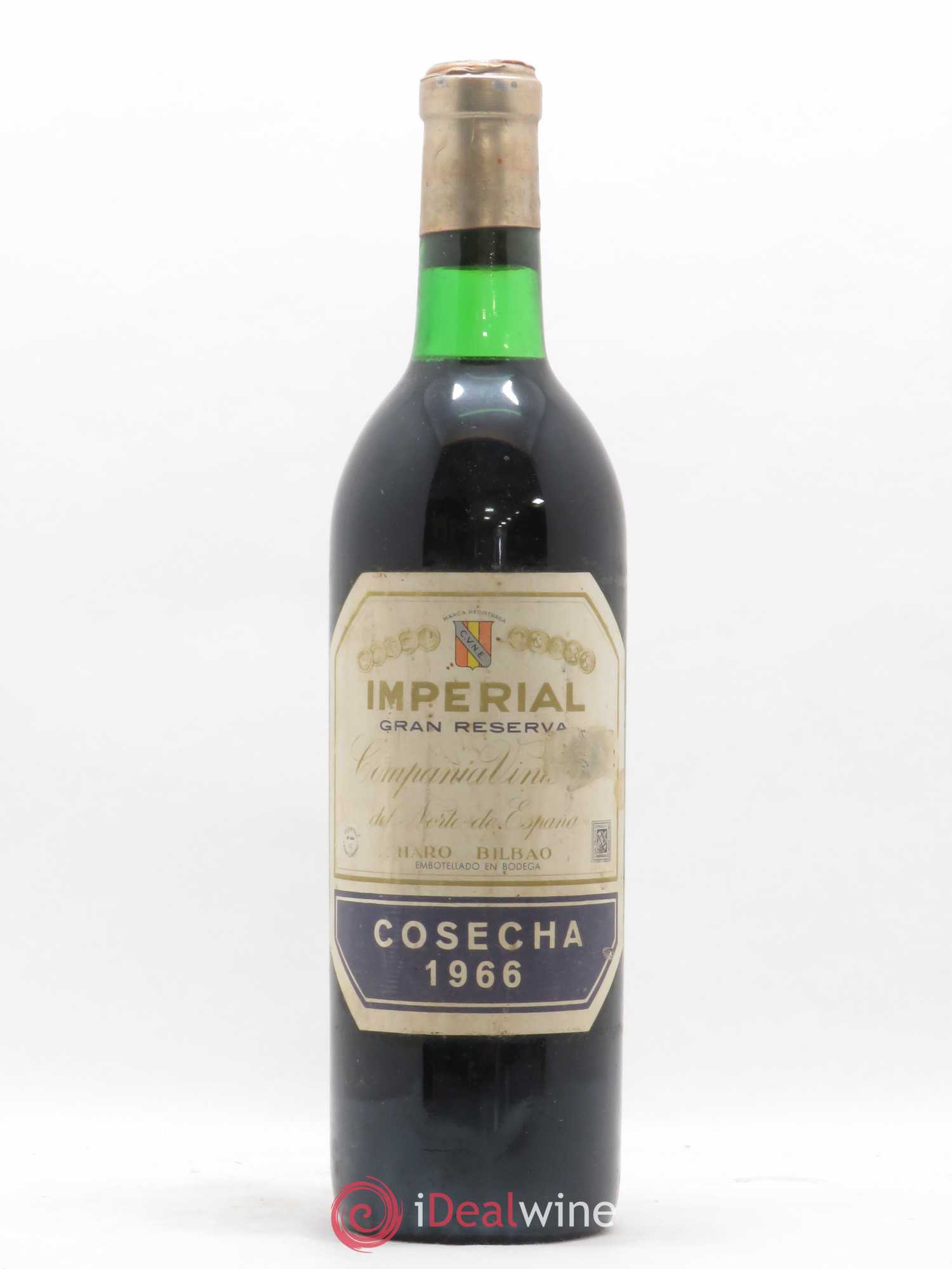 Rioja DOCA CVNE Imperial Gran Reserva Haro Bilbao 1966 - Lot de 1 bouteille - 0