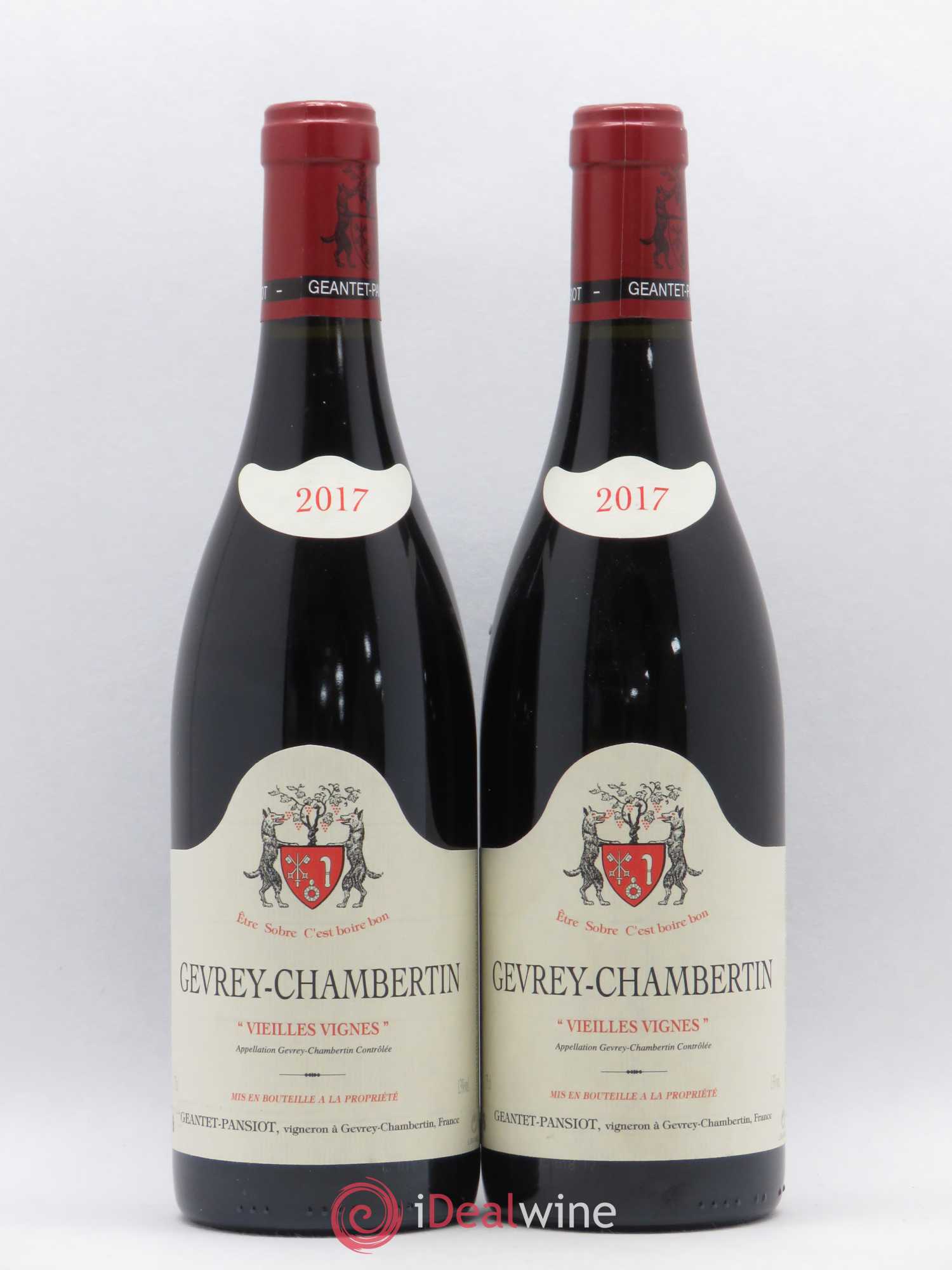 Gevrey-Chambertin Vieilles vignes Geantet-Pansiot 2017 - Lot of 2 bottles - 0