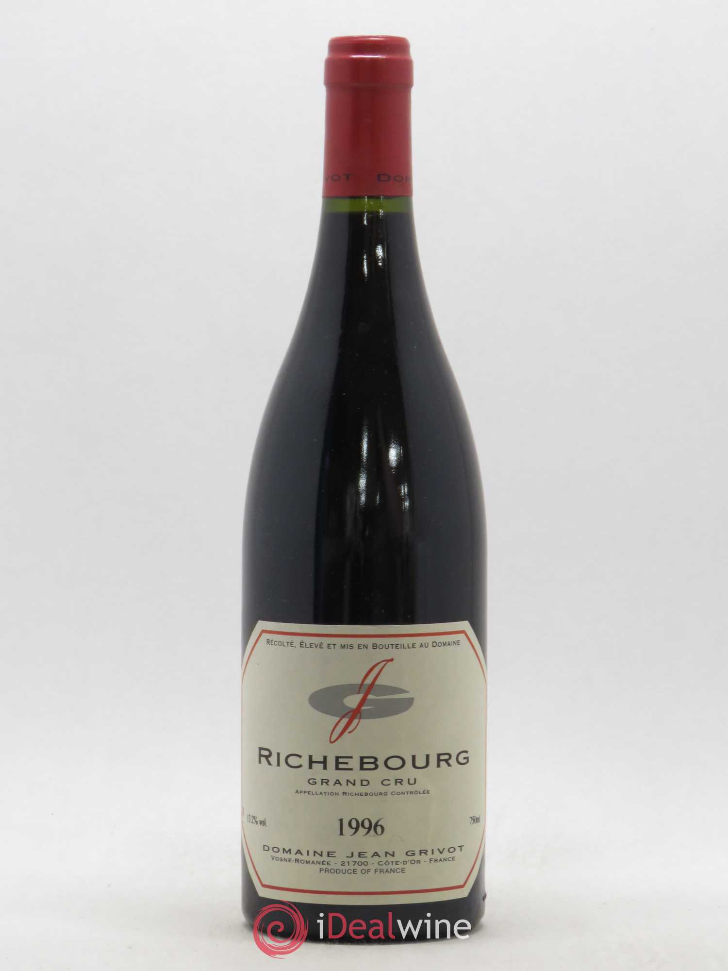 Richebourg Grand Cru Jean Grivot 1996 - Lot de 1 bouteille - 0