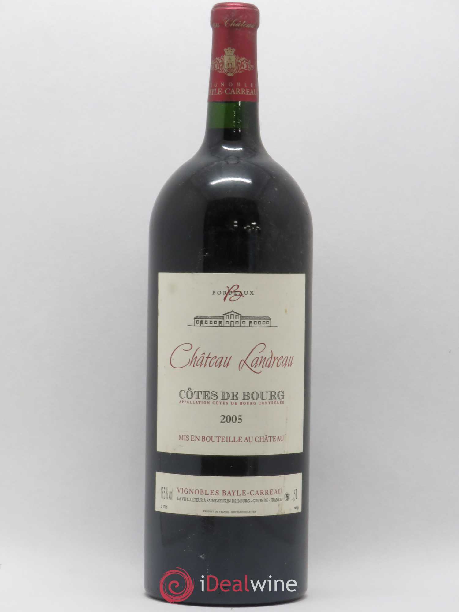 Côtes de Bourg Château Landreau (sans prix de réserve) 2005 - Lotto di 1 magnum - 0