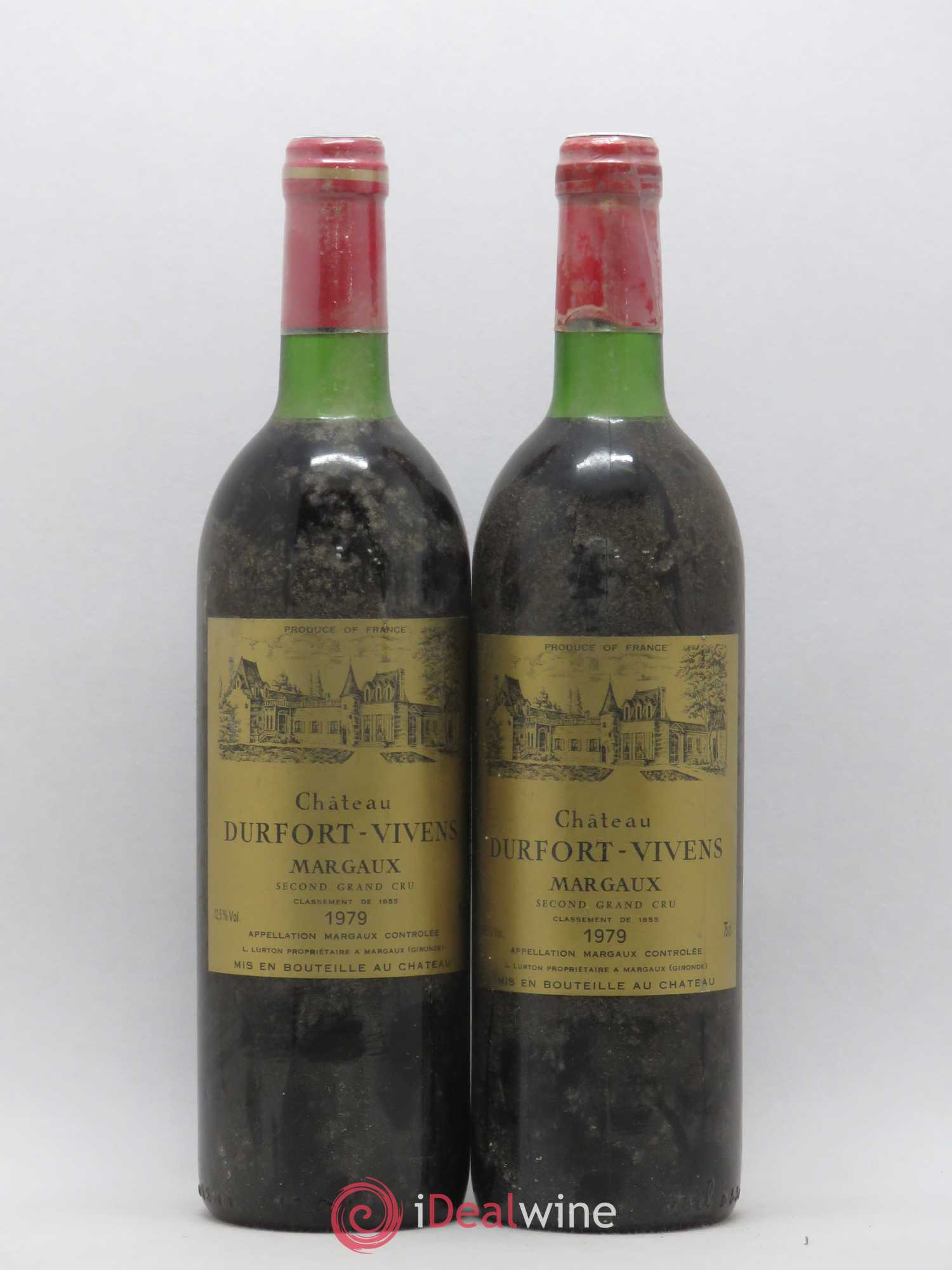 Château Durfort Vivens 2ème Grand Cru Classé 1979 - Lot de 2 bouteilles - 0