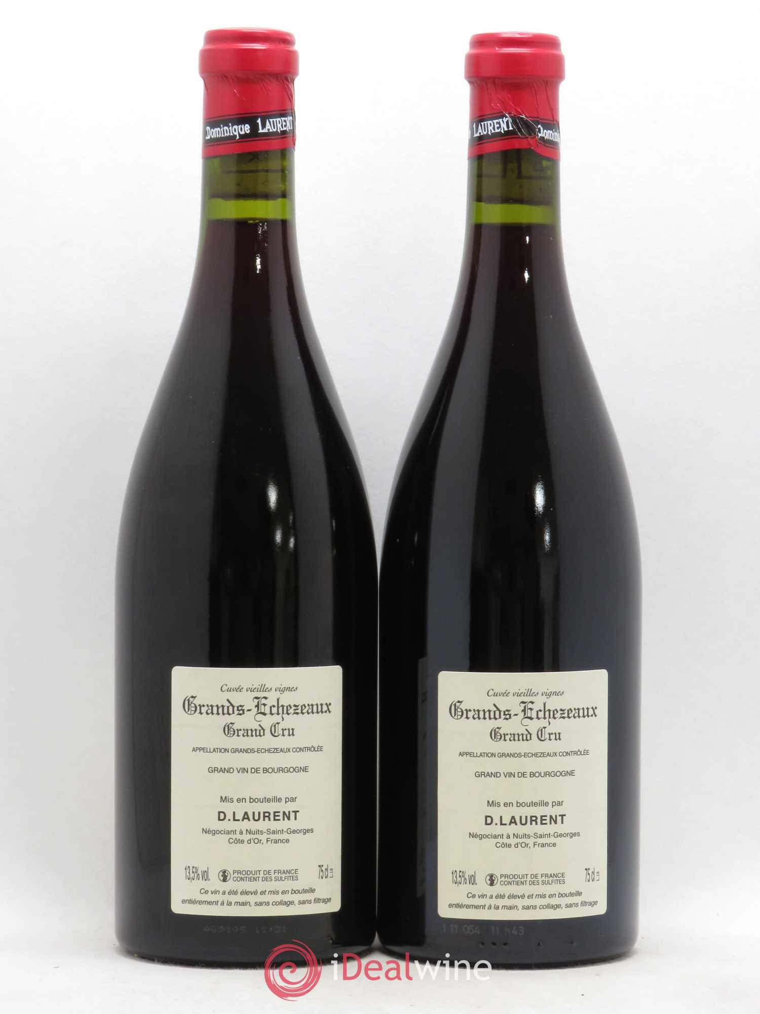 Grands-Echezeaux Grand Cru Dominique Laurent Grande Cuvée Vieilles Vignes 2017 - Lot de 2 bouteilles - 1