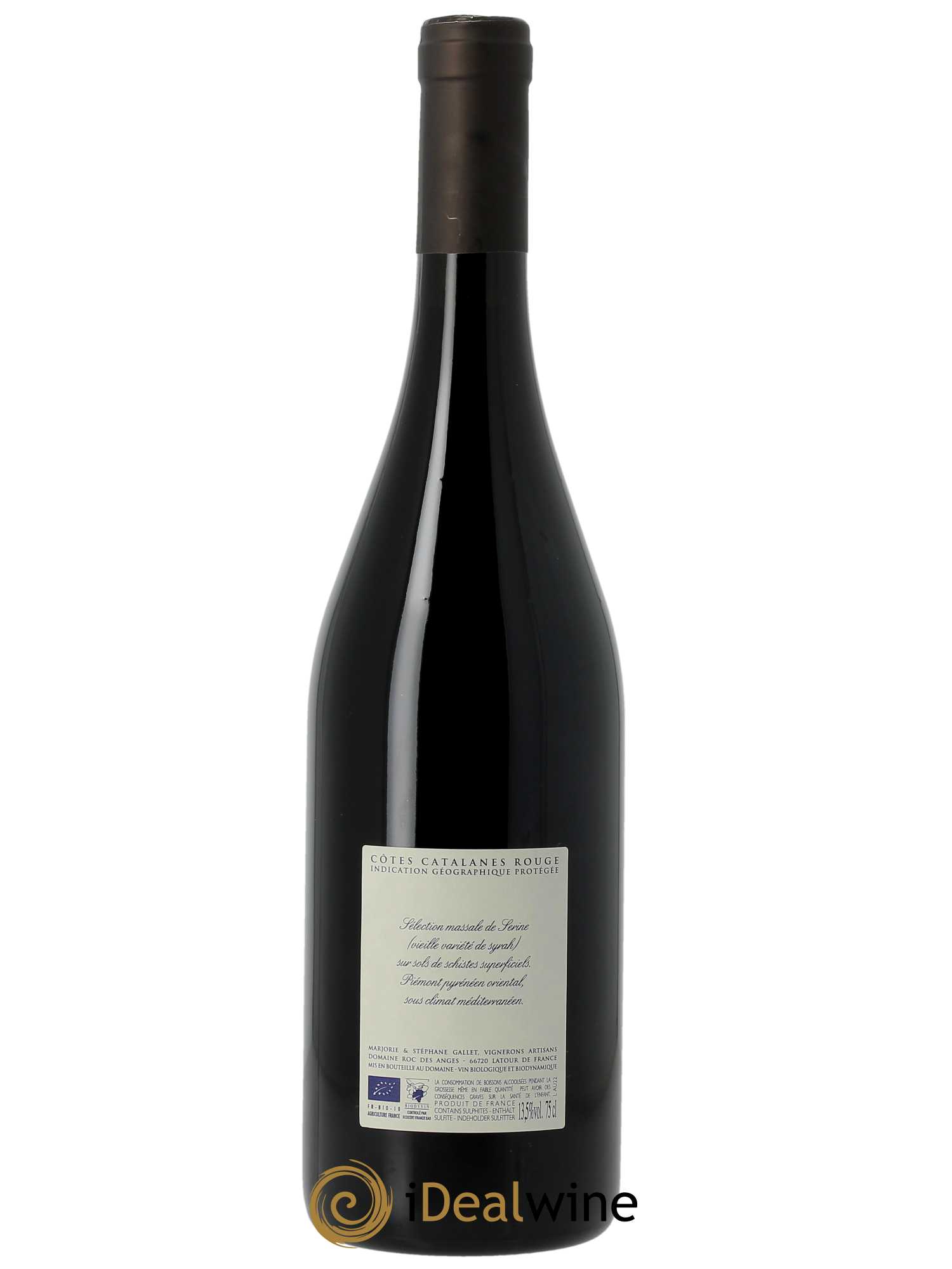 IGP Côtes Catalanes Roc des Anges Australe Marjorie et Stéphane Gallet 2022 - Lot de 1 bouteille - 1