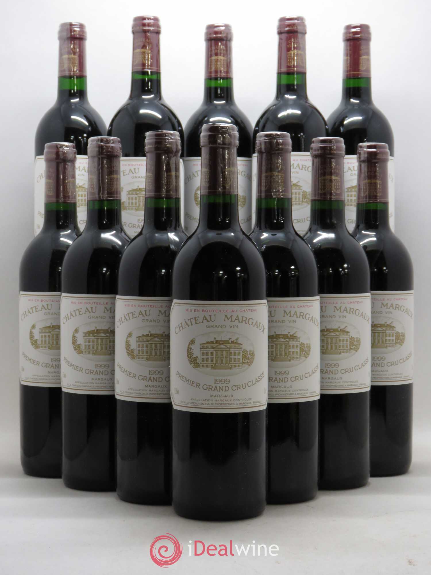 Château Margaux 1er Grand Cru Classé 1999 - Lot of 12 bottles - 0