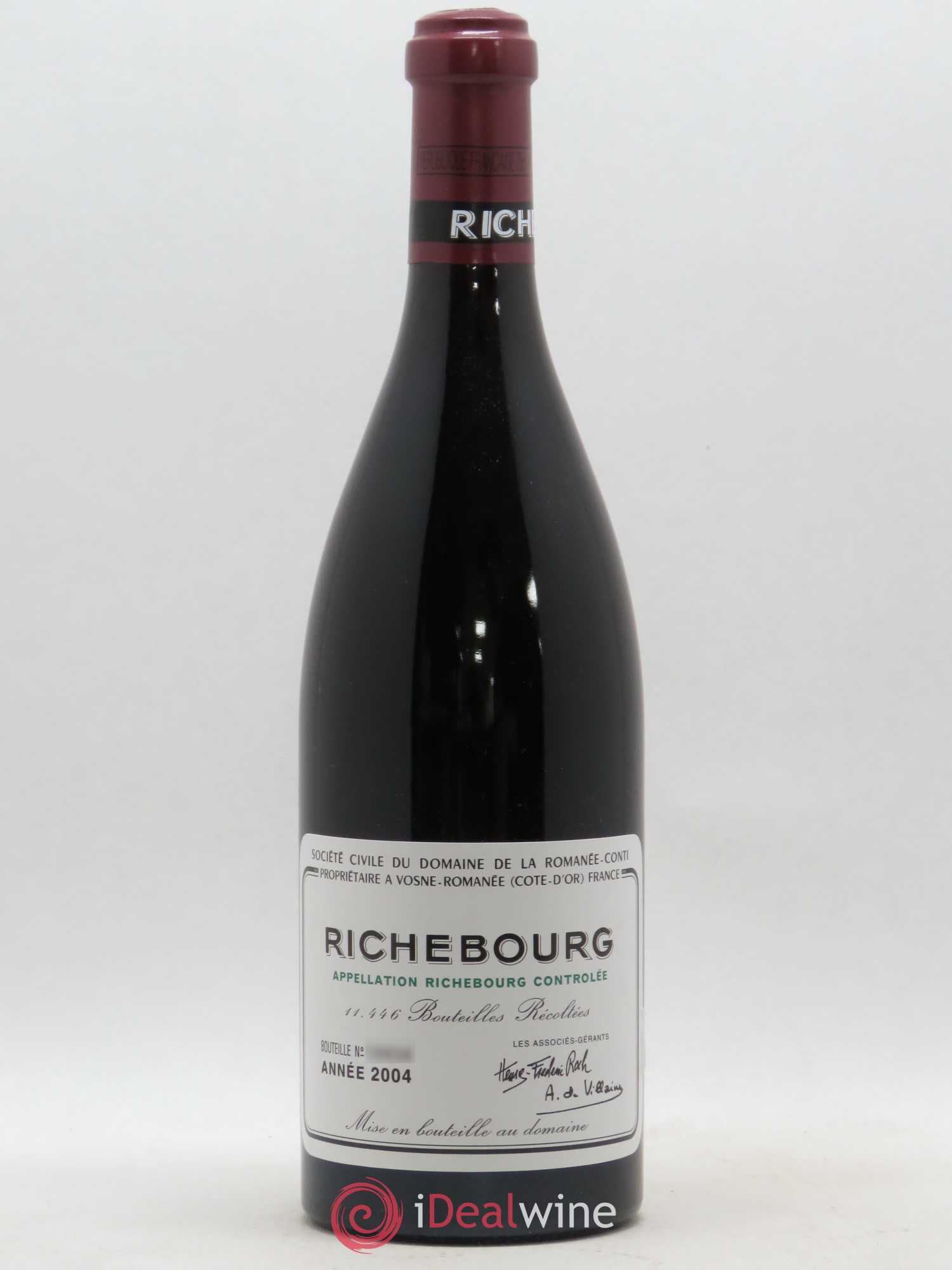 Richebourg Grand Cru Domaine de la Romanée-Conti 2004 - Lot of 1 bottle - 0