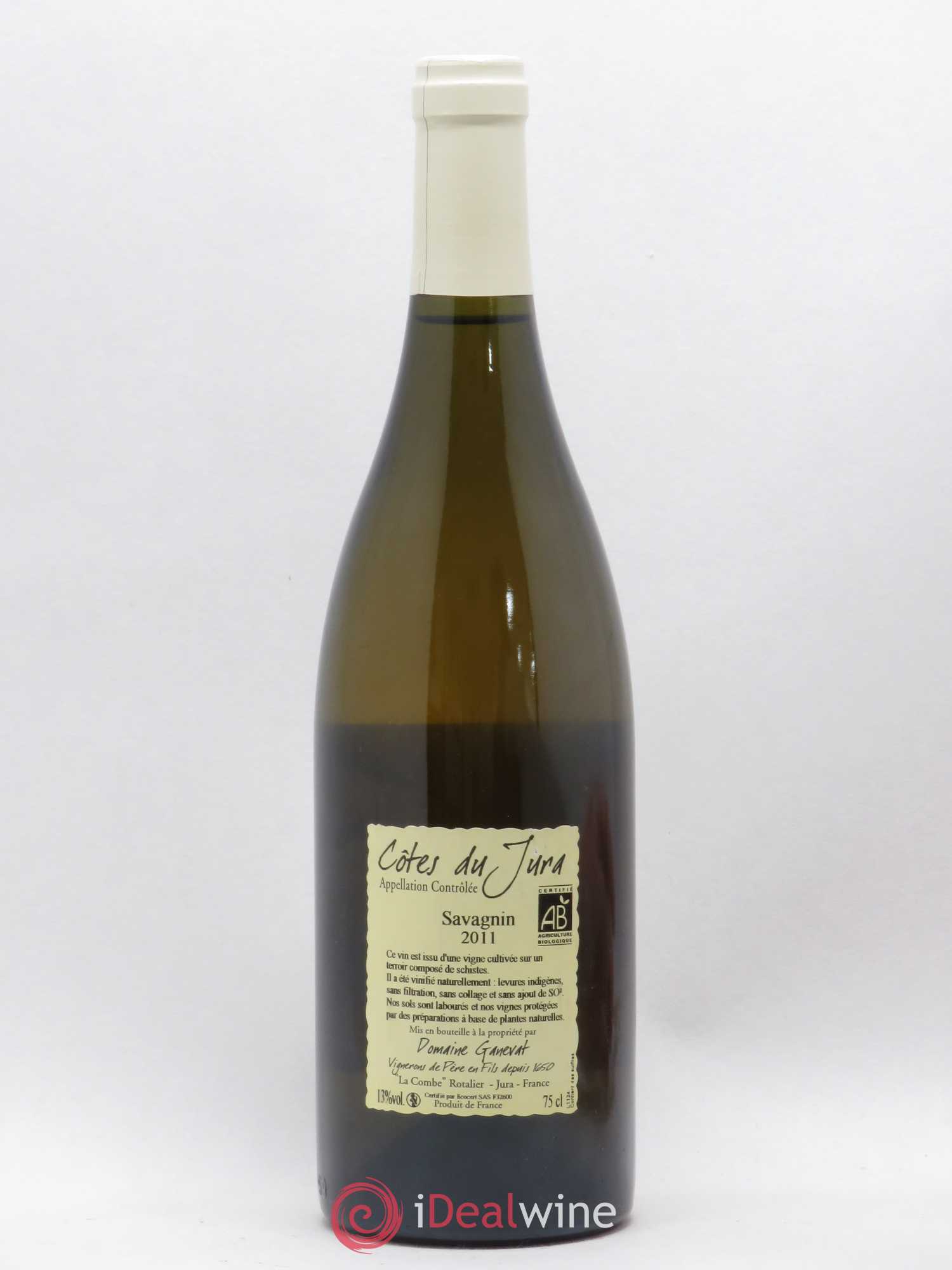 Côtes du Jura J'en veux Anne et Jean-Francois Ganevat (no reserve) 2011 - Lot of 1 bottle - 1