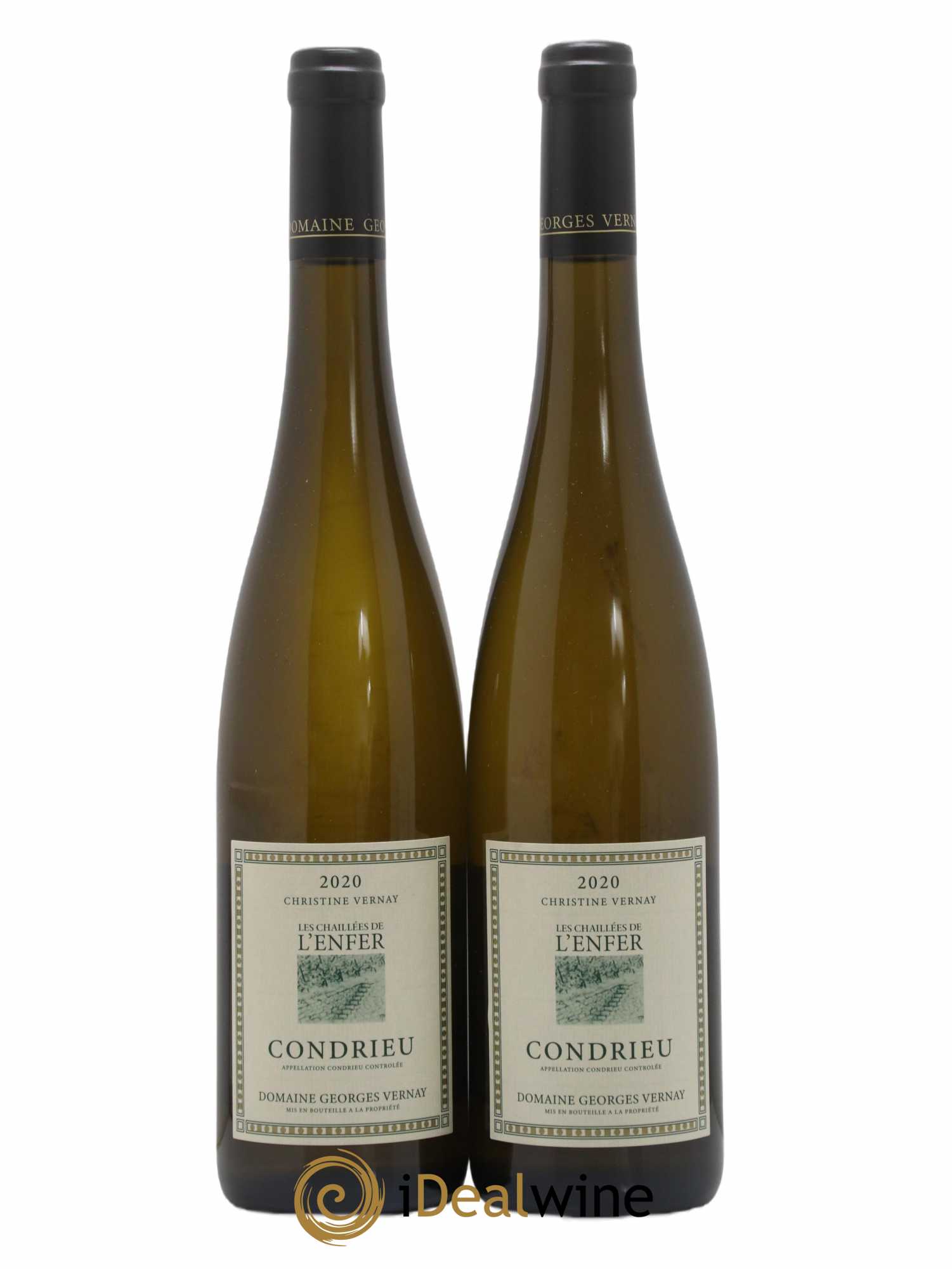 Condrieu Les Chaillées de l'Enfer Georges Vernay 2020 - Lot de 2 bouteilles - 0