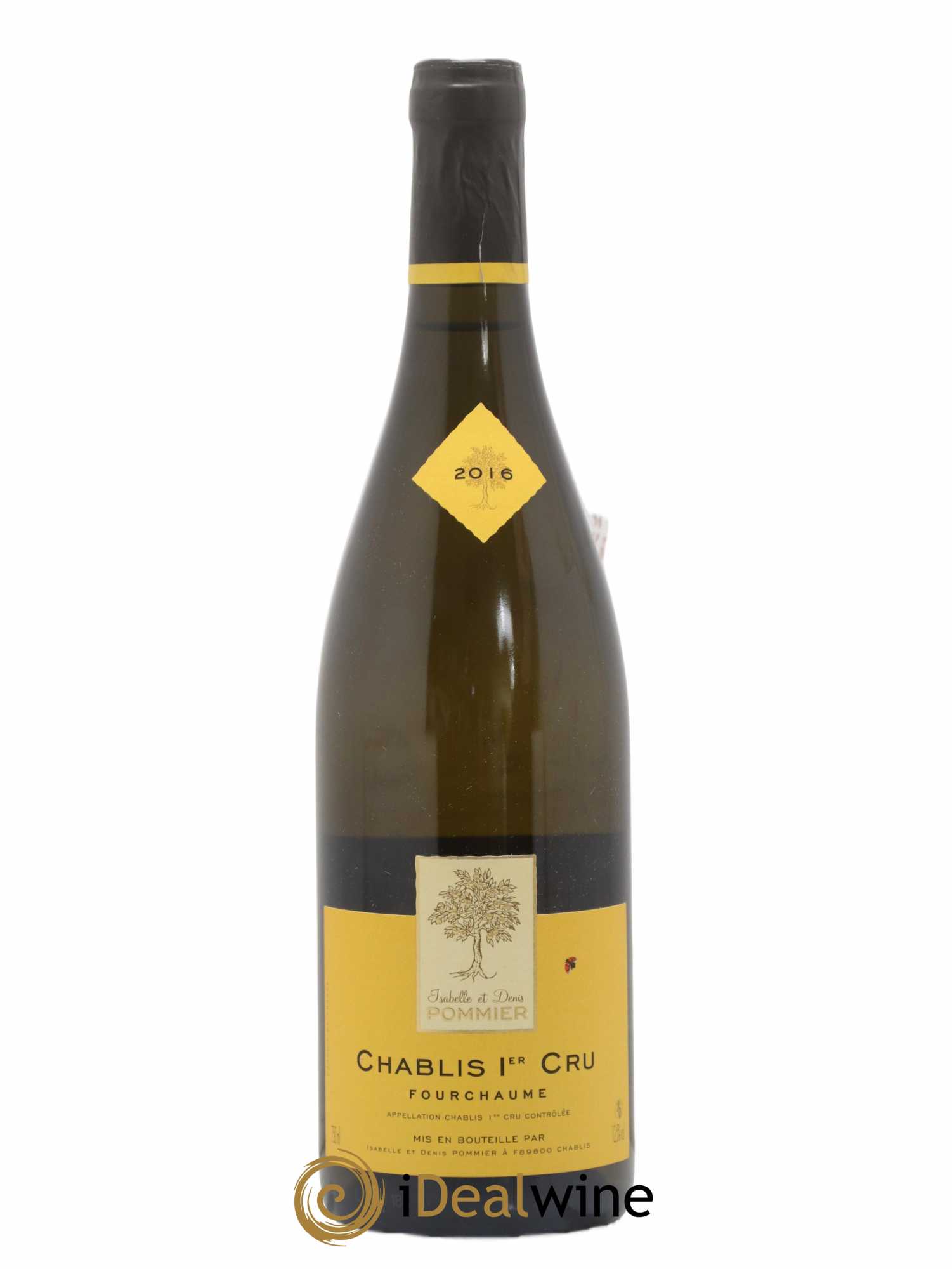 Chablis 1er Cru Les Fourchaumes Isabelle et Denis Pommier 2016 - Lot of 1 bottle - 0