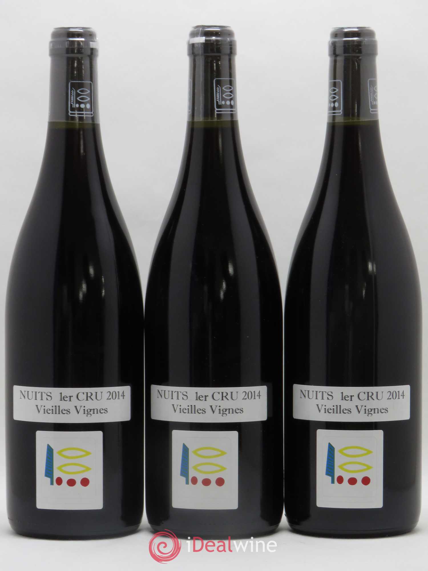 Nuits Saint-Georges 1er Cru Vieilles Vignes Prieuré Roch 2014 - Lot of 3 bottles - 0