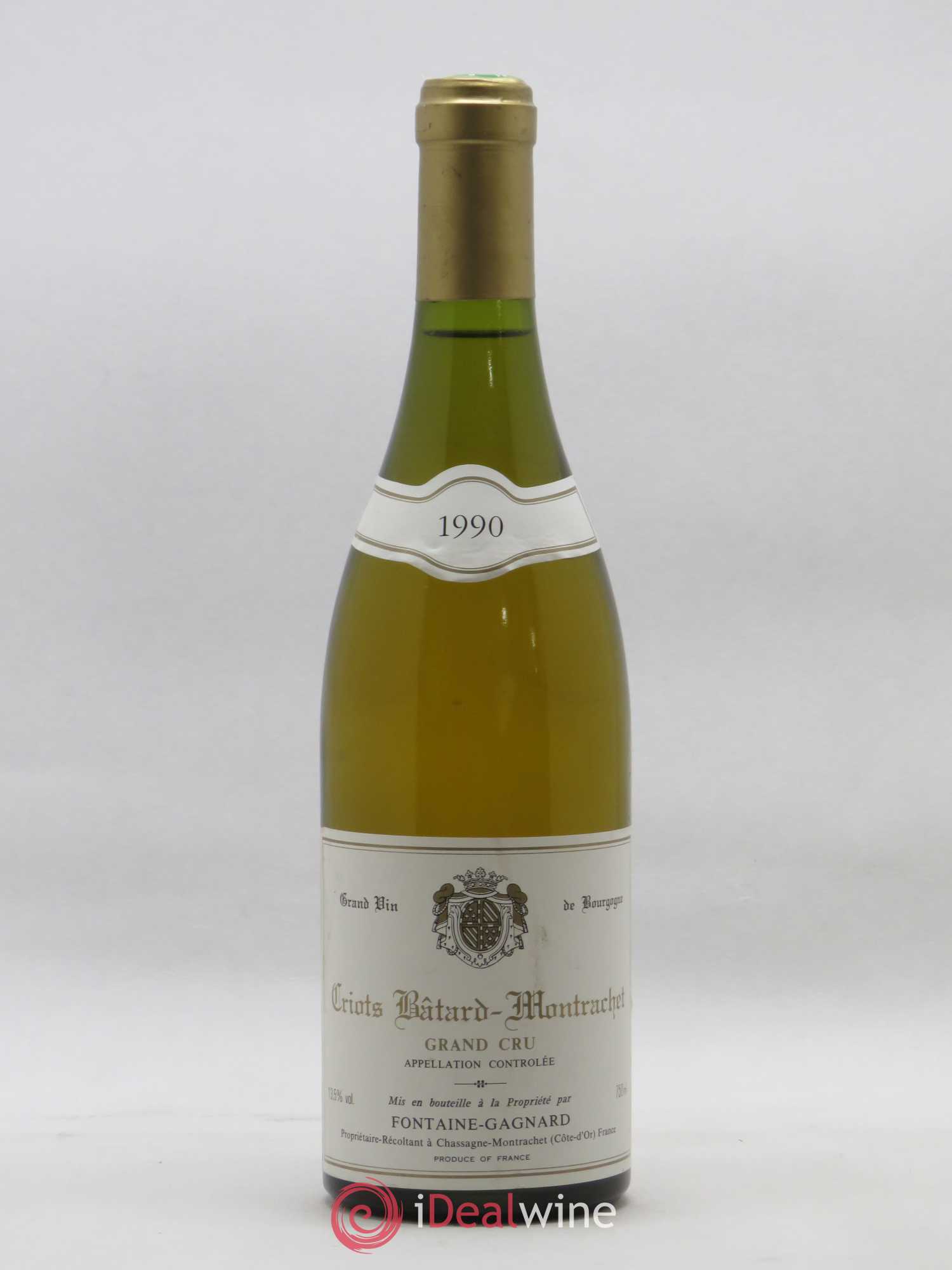 Criots-Bâtard-Montrachet Grand Cru Fontaine-Gagnard (Domaine) 1990 - Lot de 1 bouteille - 0