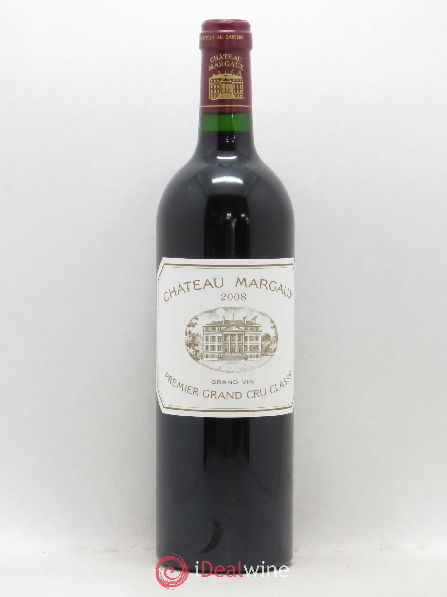 Château Margaux 1er Grand Cru Classé 2008 - Lot de 1 bouteille - 0