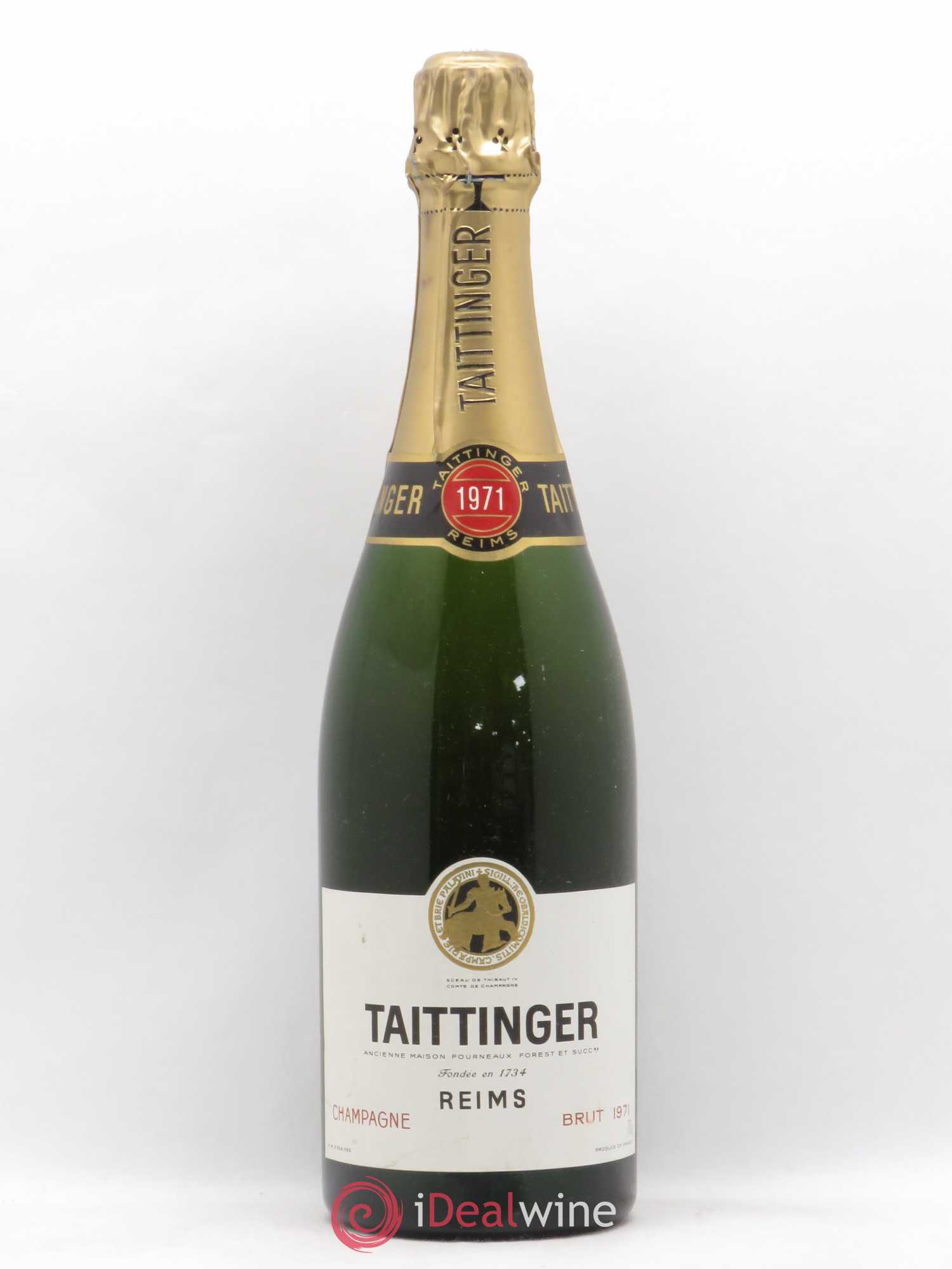 Brut Réserve Taittinger 1971 - Lot of 1 bottle - 0