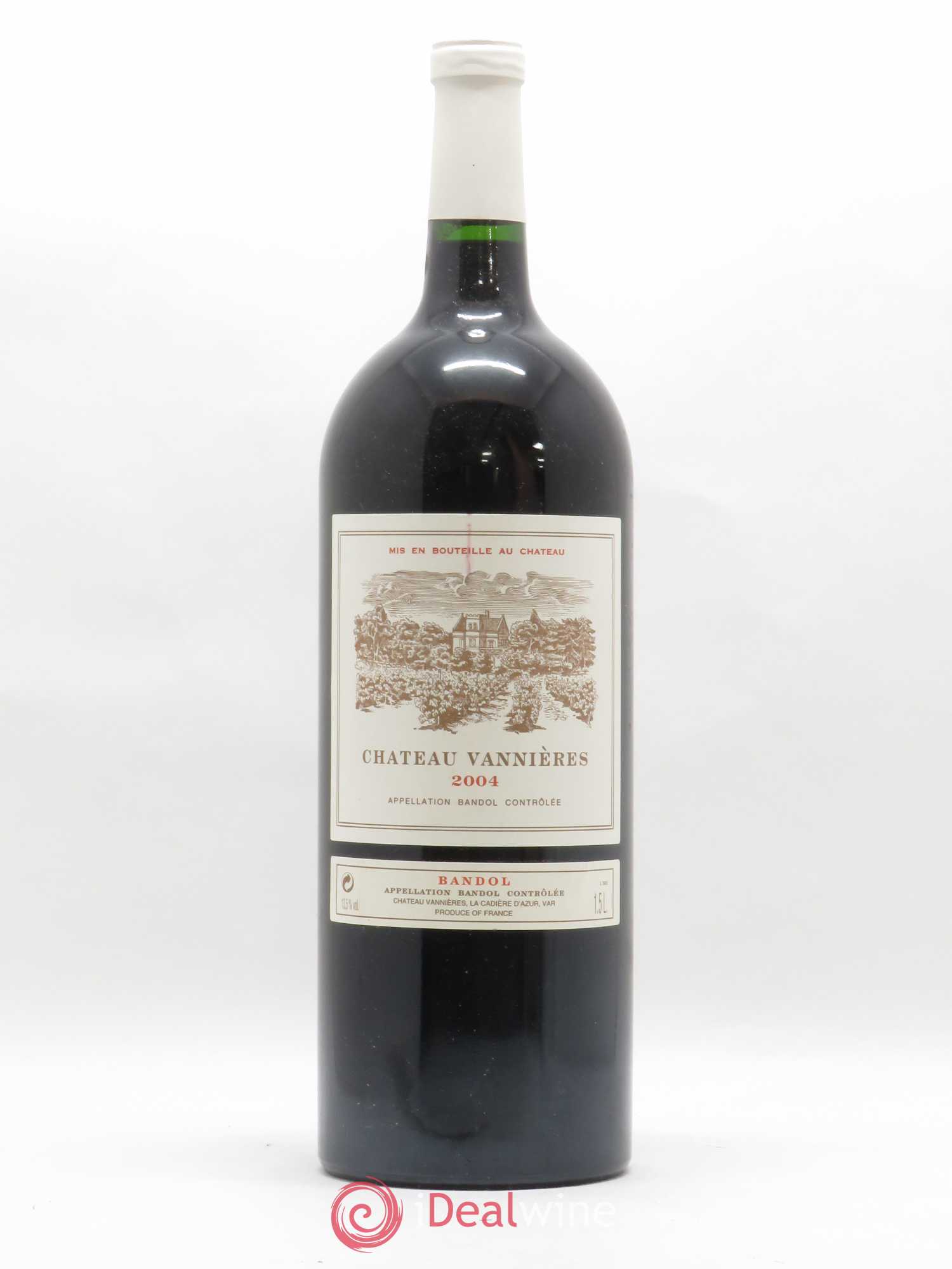 Bandol Château Vannières Éric et Charles-Éric Boisseaux 2004 - Lot of 1 magnum - 0