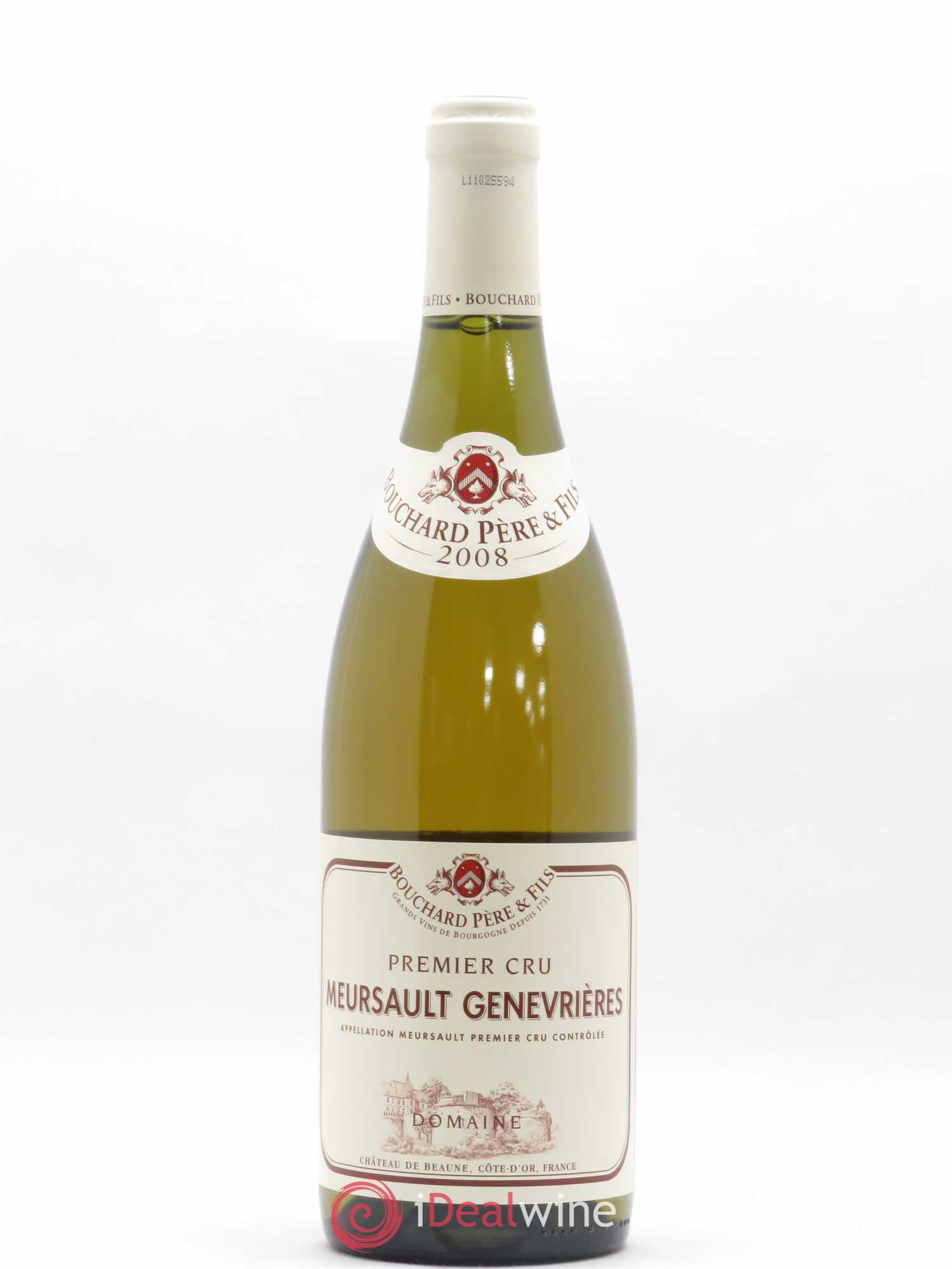 Meursault 1er Cru Genevrières Bouchard Père & Fils 2008 - Lot of 1 bottle - 0