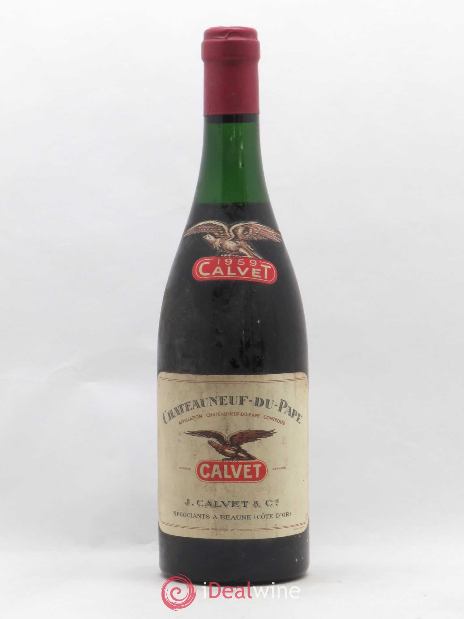 Châteauneuf-du-Pape Calvet 1959 - Lot of 1 bottle - 0