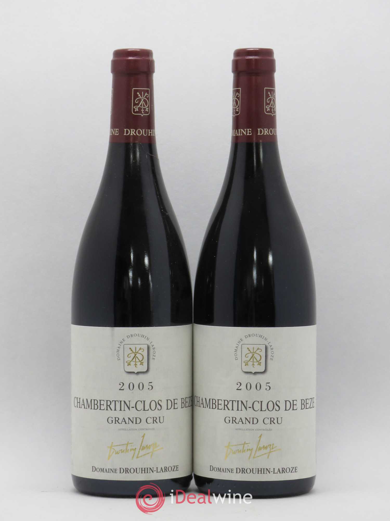 Chambertin Clos de Bèze Grand Cru Domaine Drouhin-Laroze 2005 - Lot of 2 bottles - 0