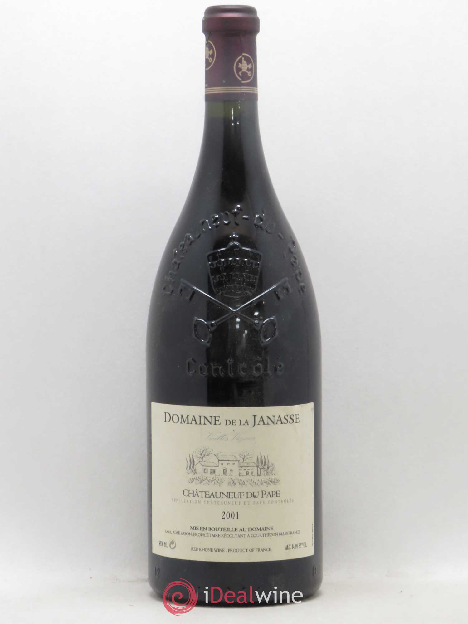 Châteauneuf-du-Pape Cuvée Vieilles Vignes La Janasse (Domaine de)  (sans prix de réserve) 2001 - Lot de 1 magnum - 0