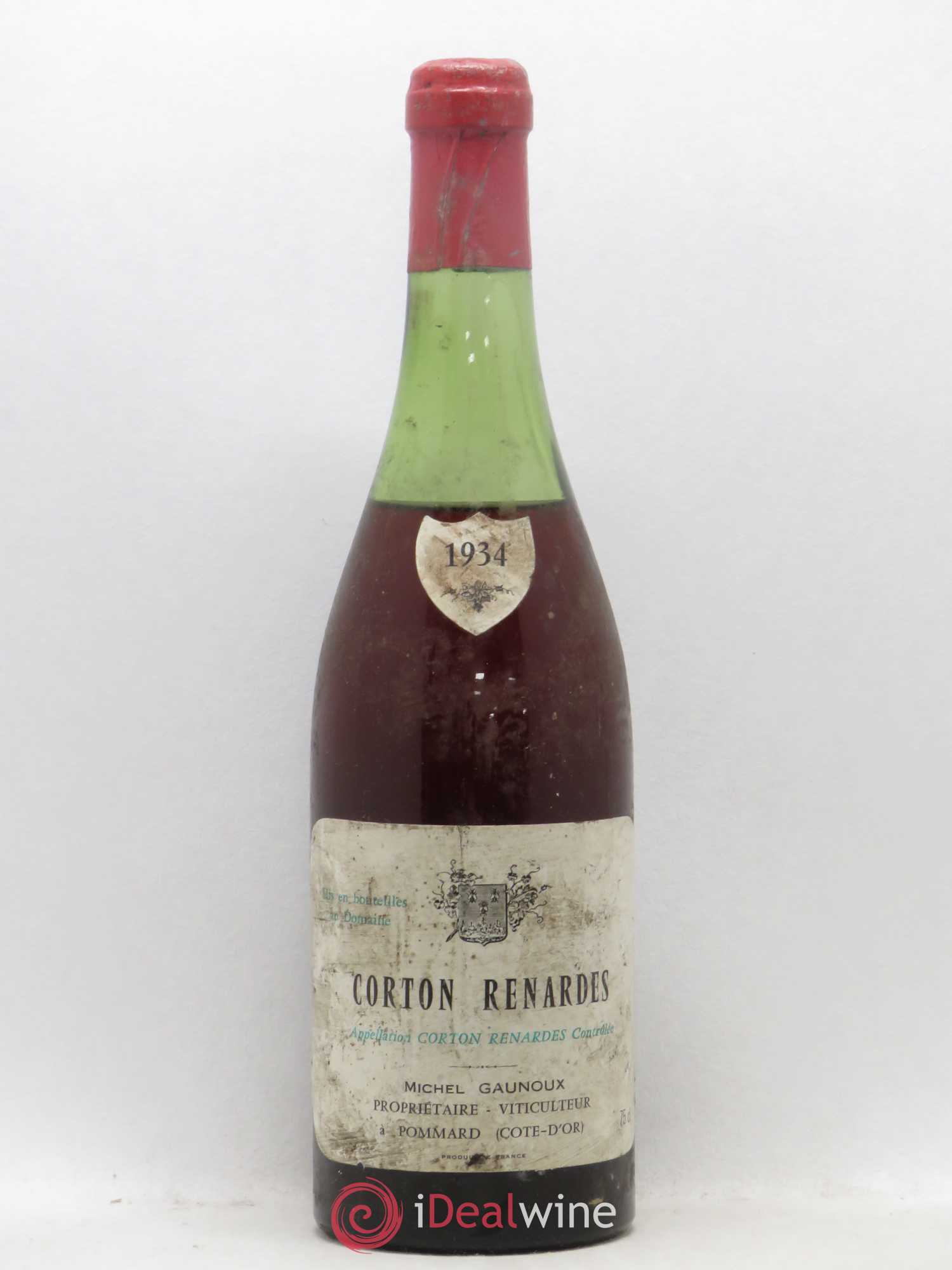 Corton Grand Cru Renardes Michel Gaunoux 1934 - Lot of 1 bottle - 0