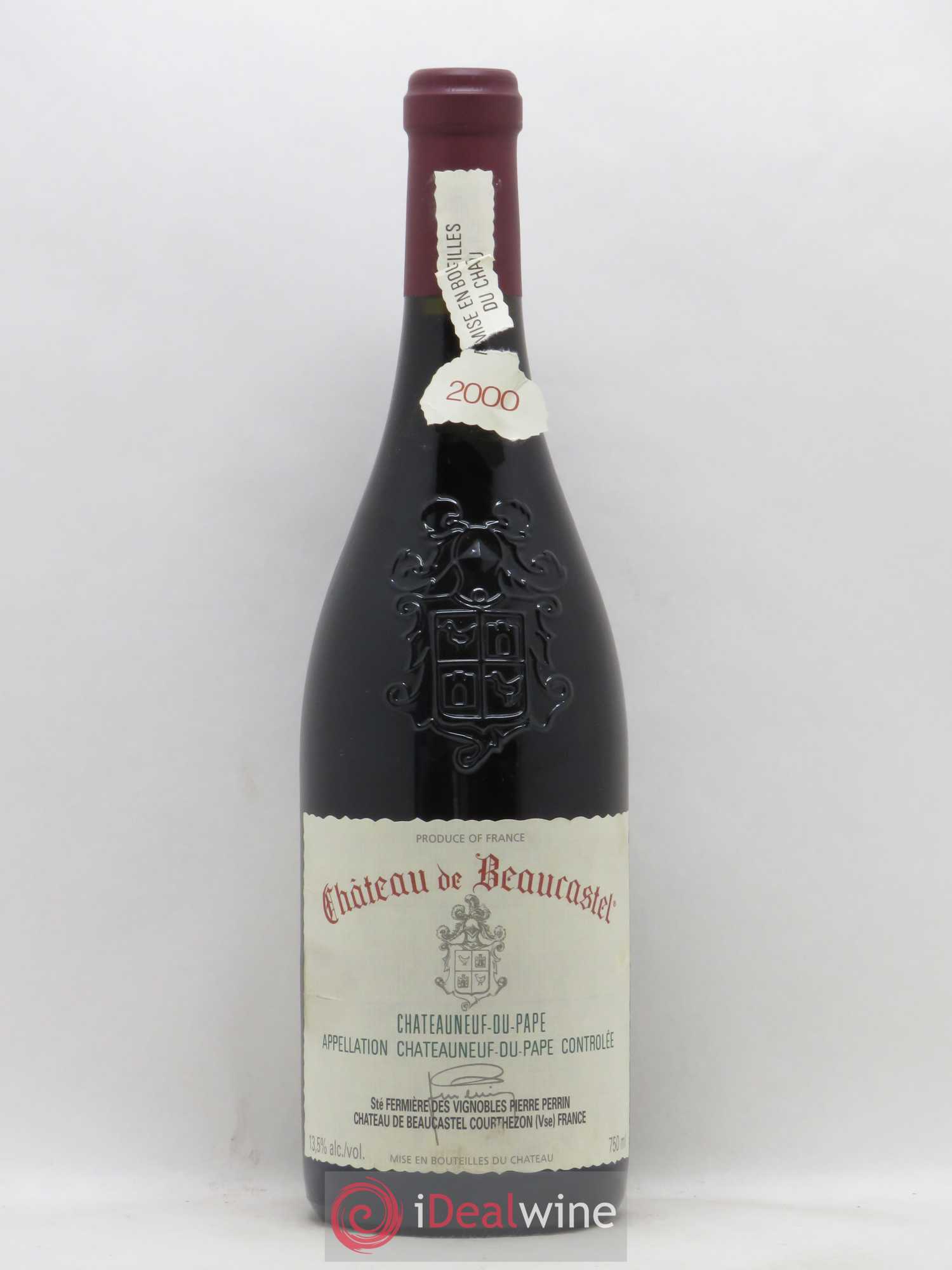 Châteauneuf-du-Pape Château de Beaucastel Famille Perrin  (no reserve) 2000 - Lot of 1 bottle - 0