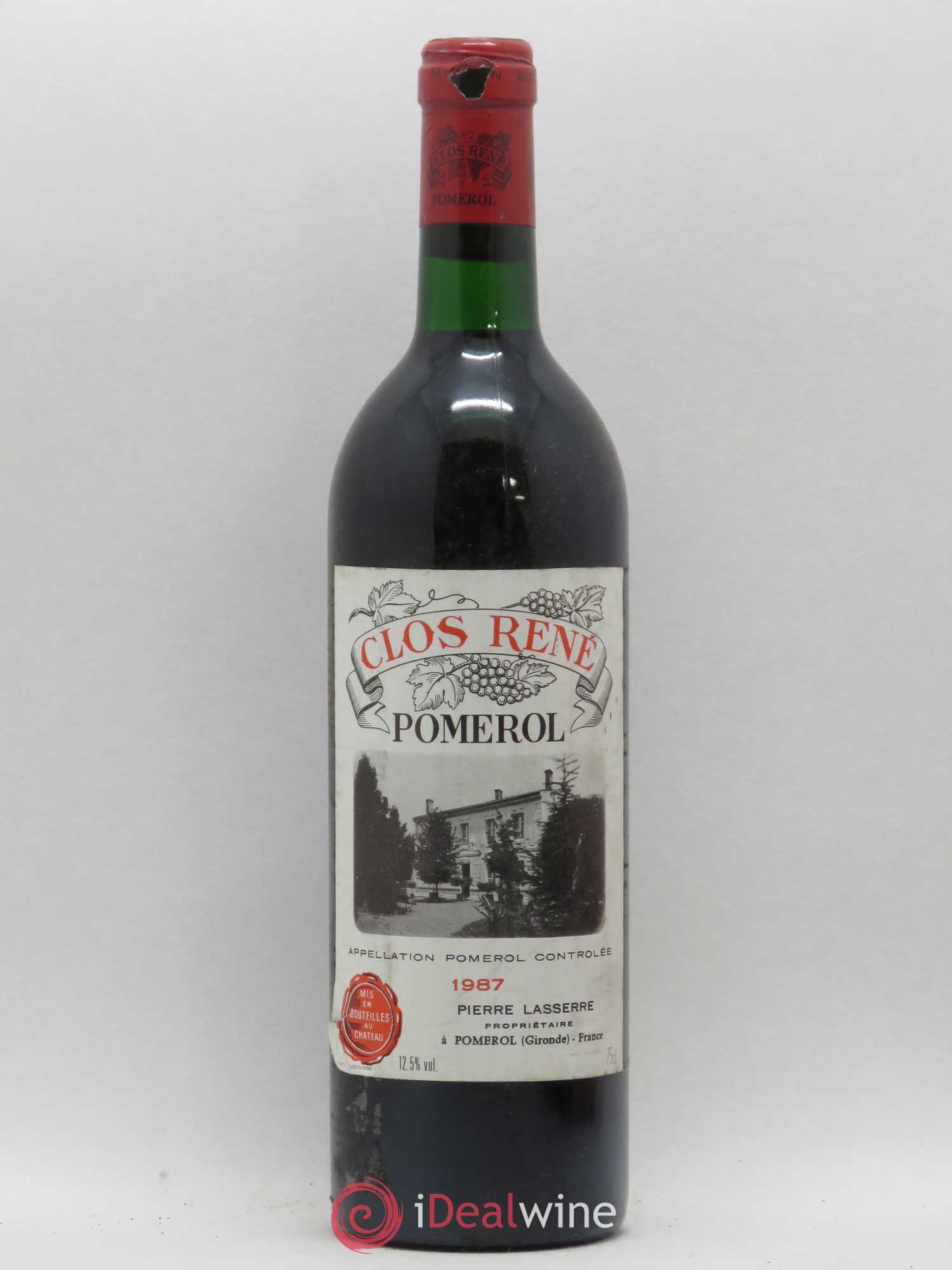 Pomerol Clos René (sans prix de réserve) 1987 - Lot de 1 bouteille - 0