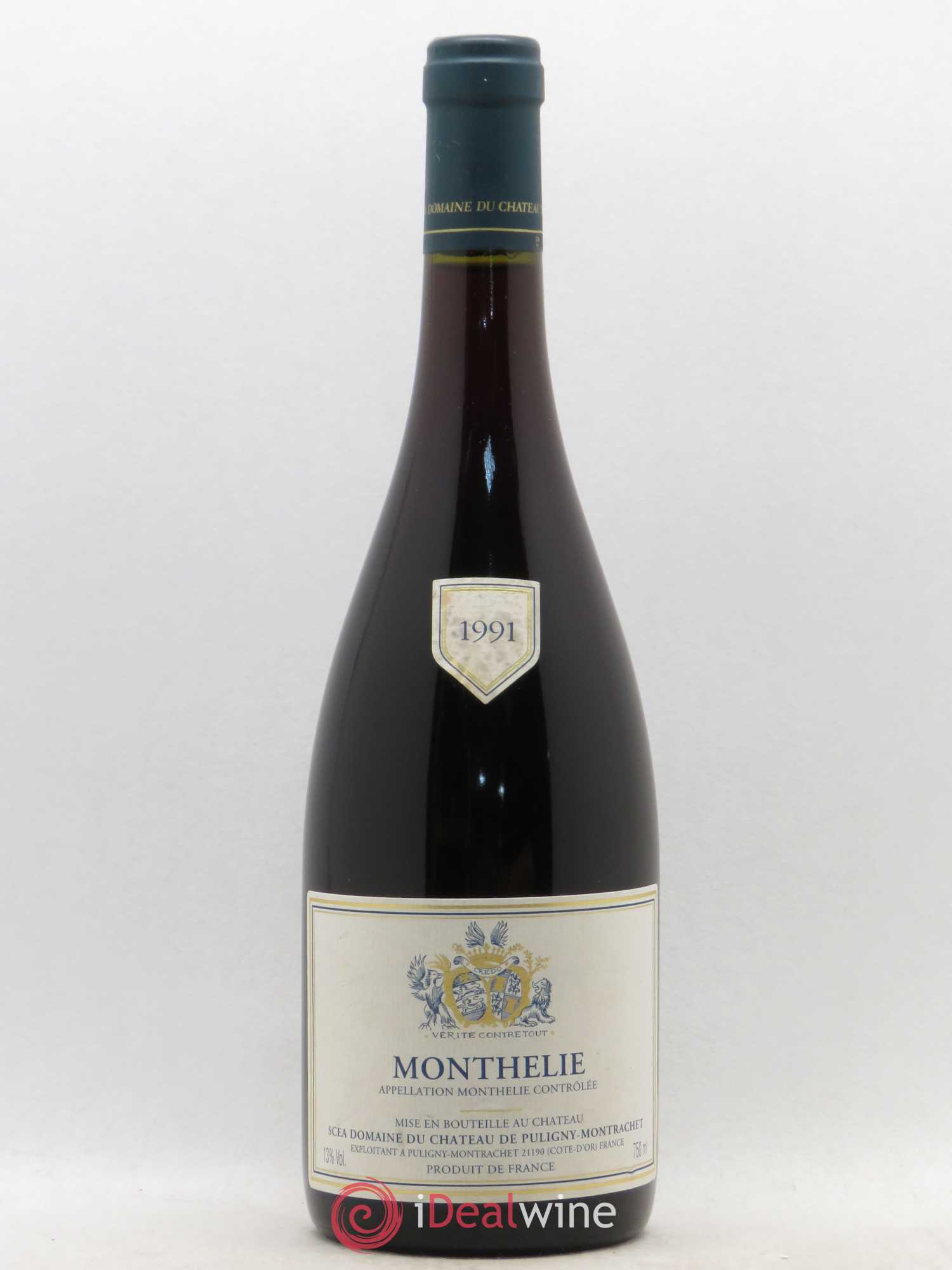 Monthélie Château de Puligny-Montrachet (sans prix de réserve) 1991 - Lot de 1 bouteille - 0