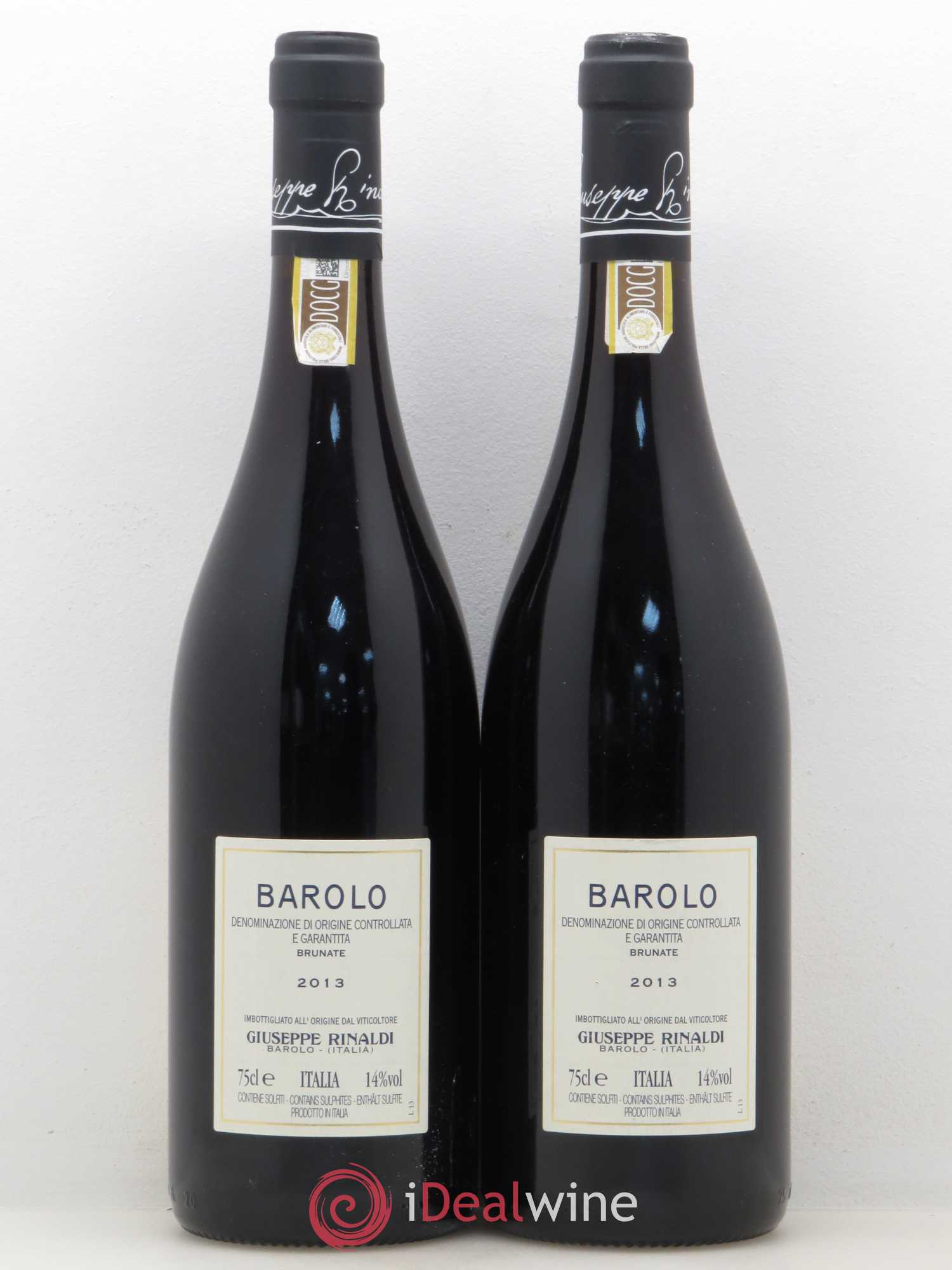 Barolo DOCG Brunate Giuseppe Rinaldi 2013 - Lot of 2 bottles - 1