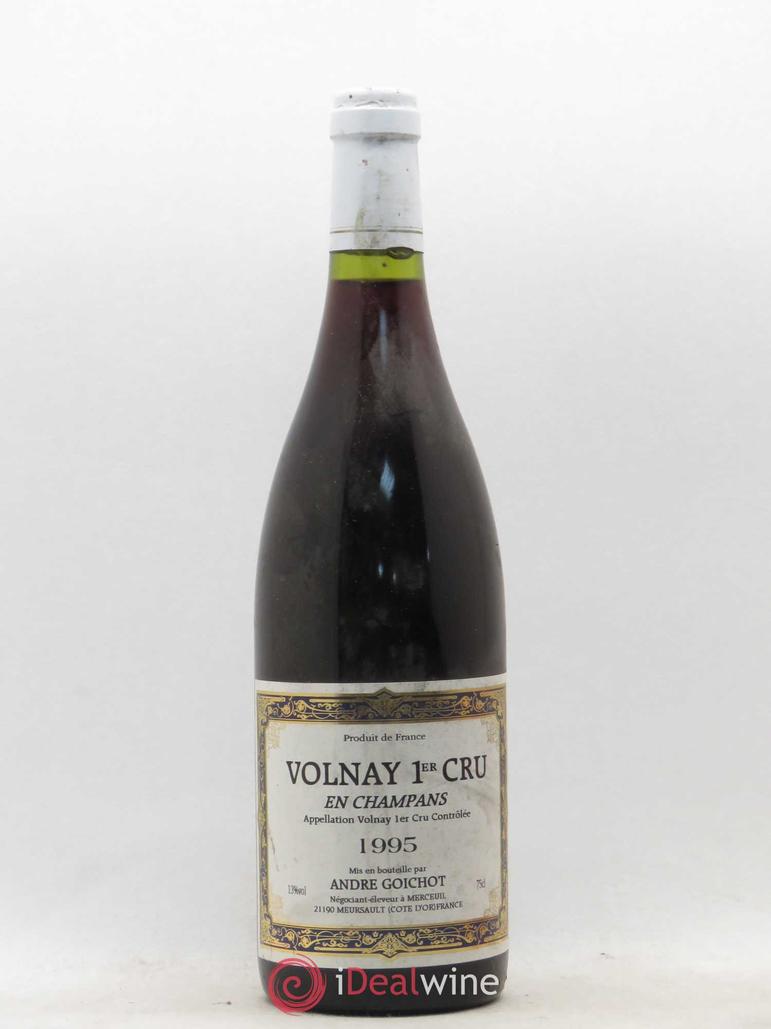 Volnay 1er Cru En Champans Goichot (sans prix de réserve) 1995 - Lot de 1 bouteille - 0