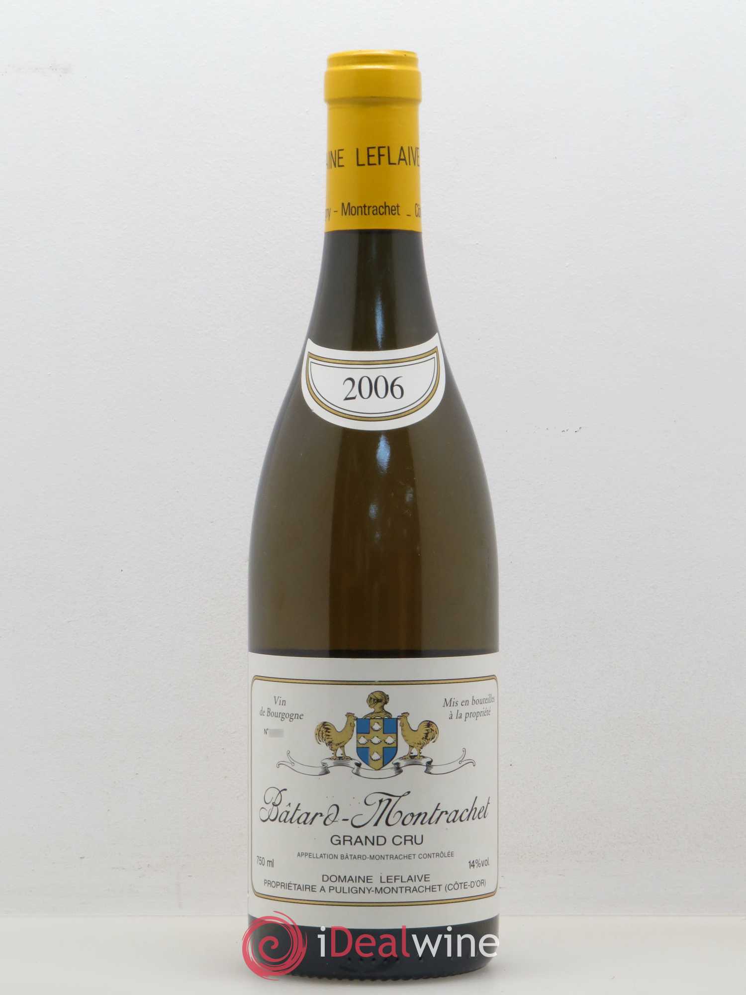 Bâtard-Montrachet Grand Cru Leflaive (Domaine)  (no reserve) 2006 - Lot of 1 bottle - 0