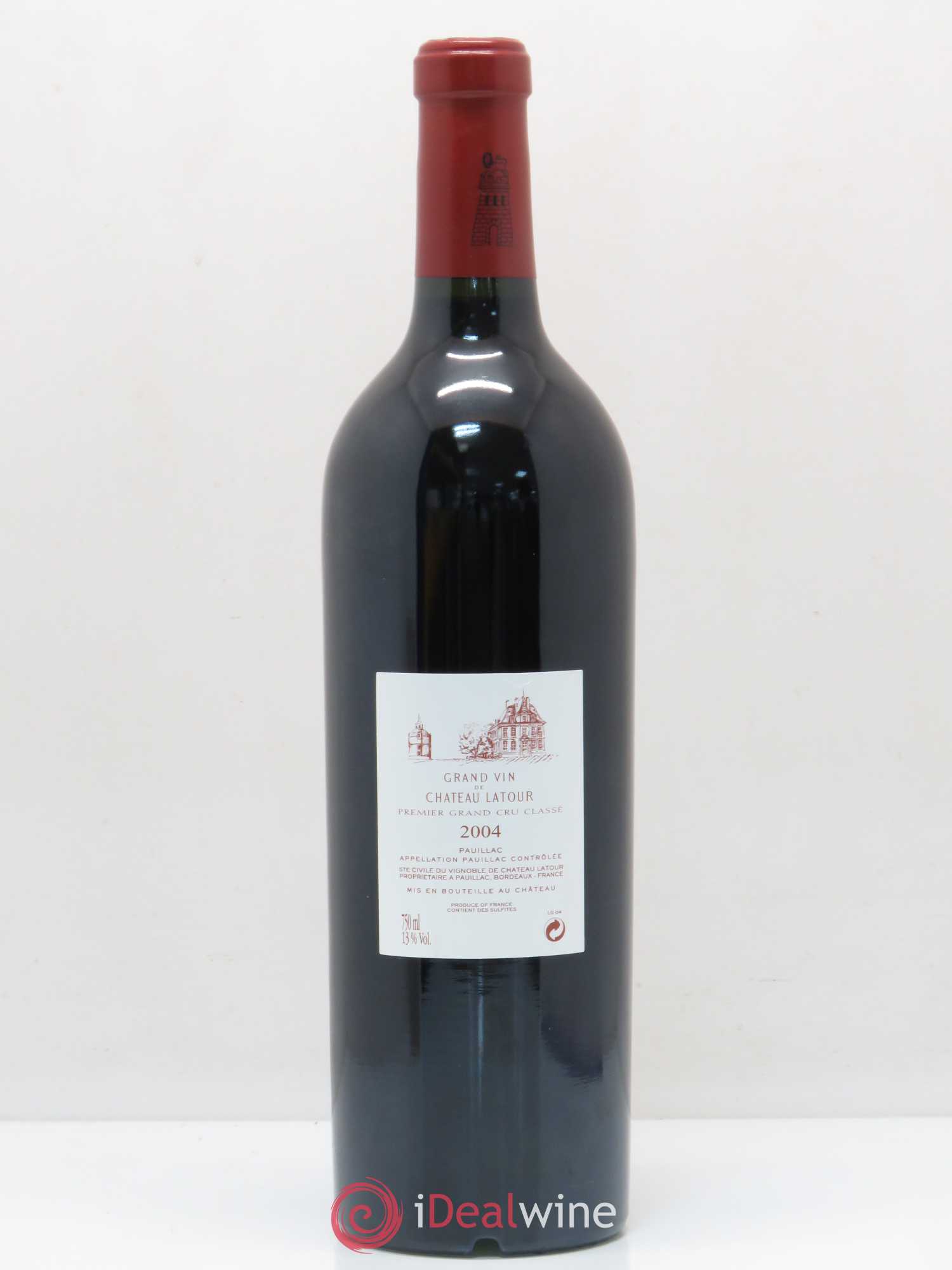 Château Latour 1er Grand Cru Classé  (sans prix de réserve) 2004 - Lot de 1 bouteille - 1