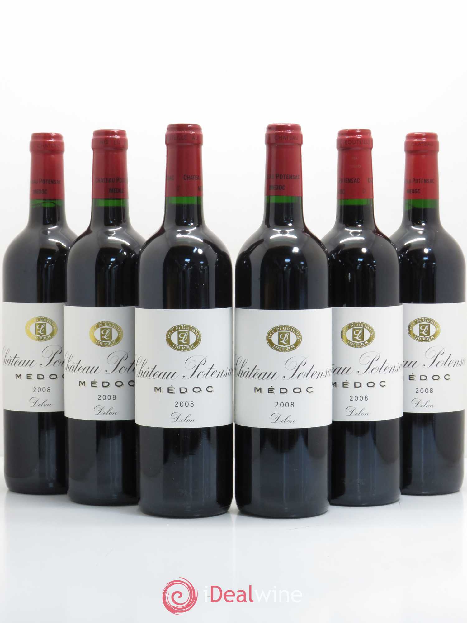 Château Potensac  (sans prix de réserve) 2008 - Lot de 6 bouteilles - 0