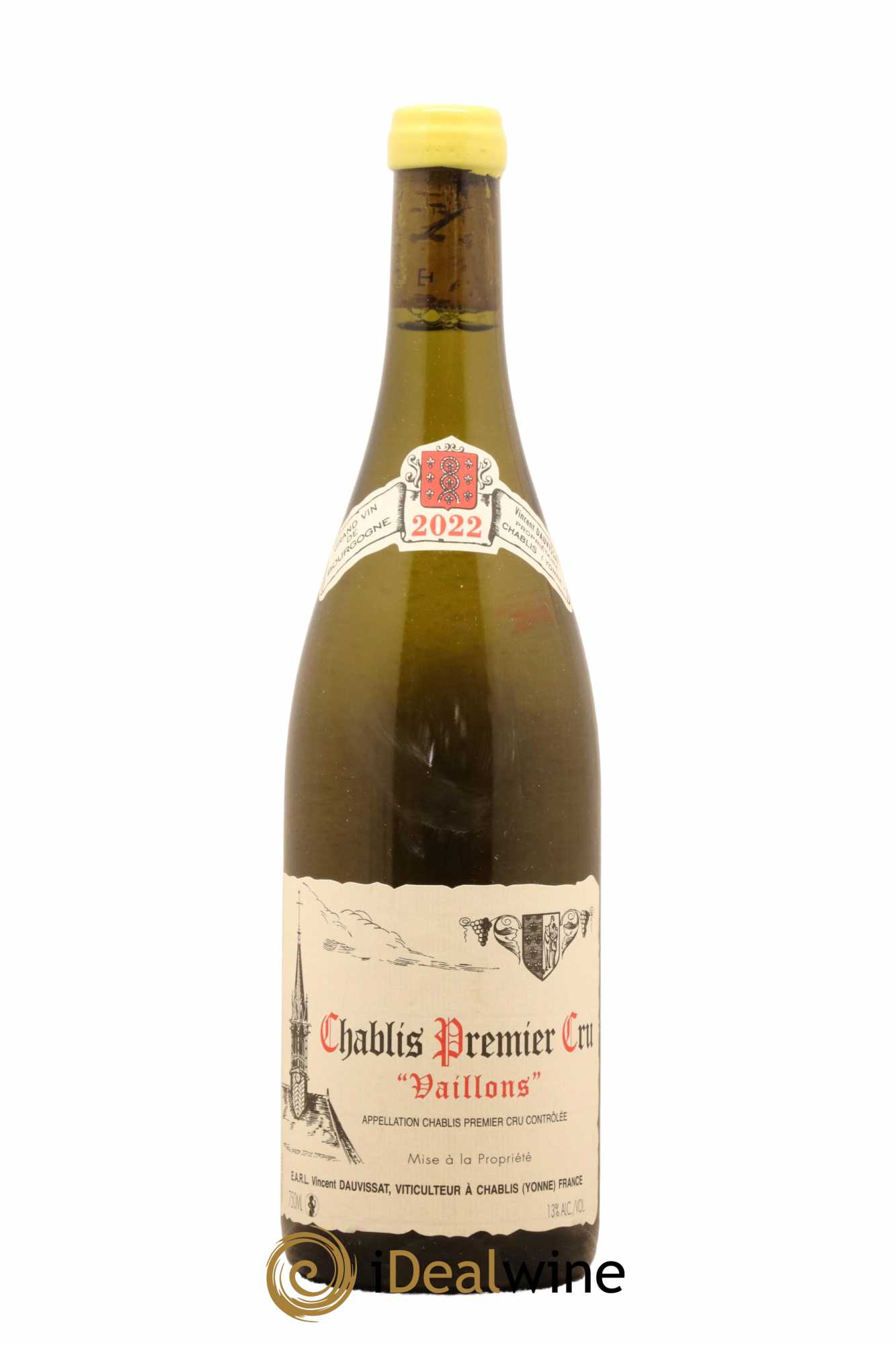 Chablis 1er Cru Vaillons Vincent Dauvissat (Domaine) 2022 - Lot of 1 bottle - 0