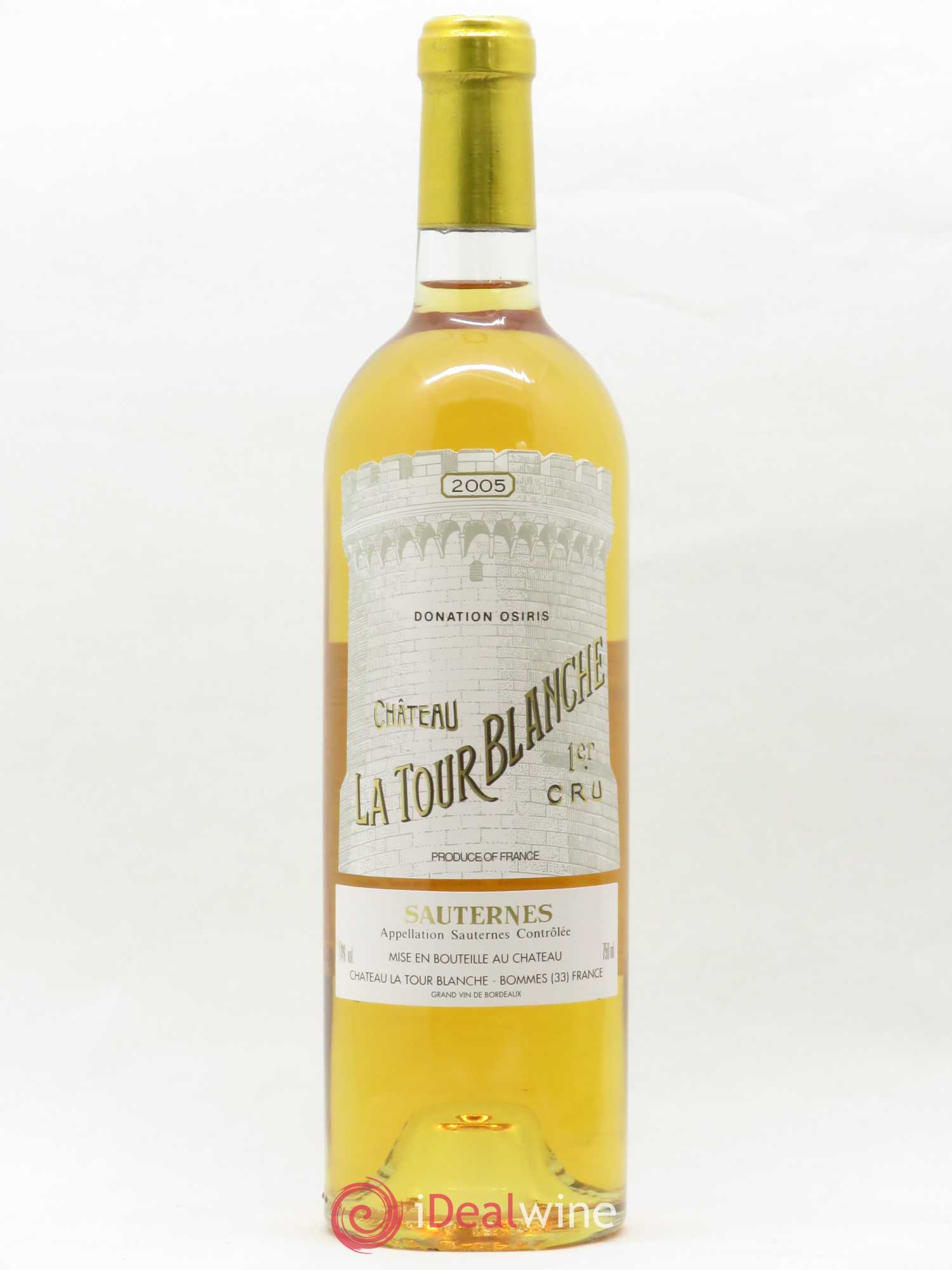 Château la Tour Blanche 1er Grand Cru Classé 2005 - Lot de 1 bouteille - 0