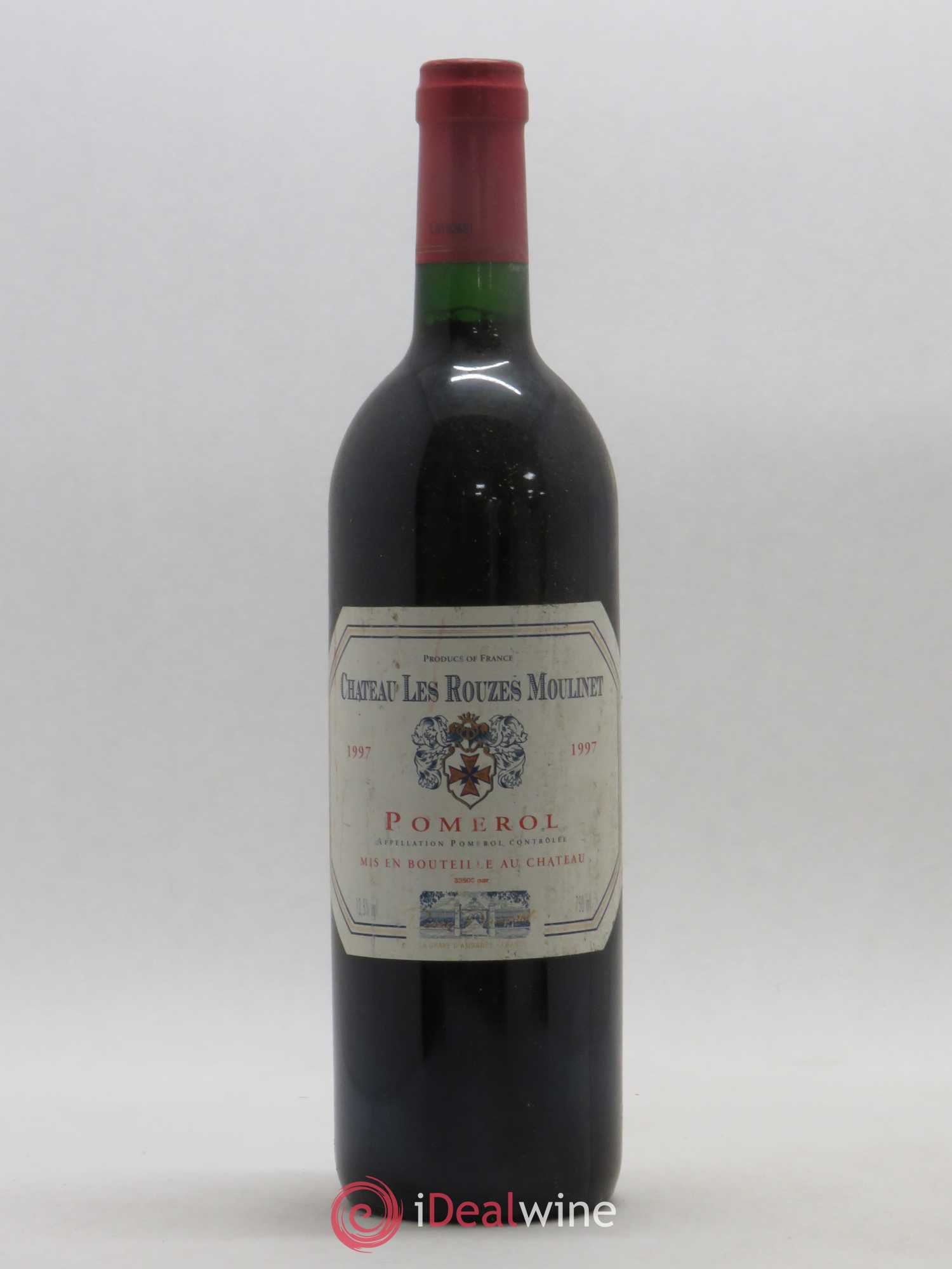 Pomerol Château Les Rouzes Moulinet 1997 - Lot de 1 bouteille - 0