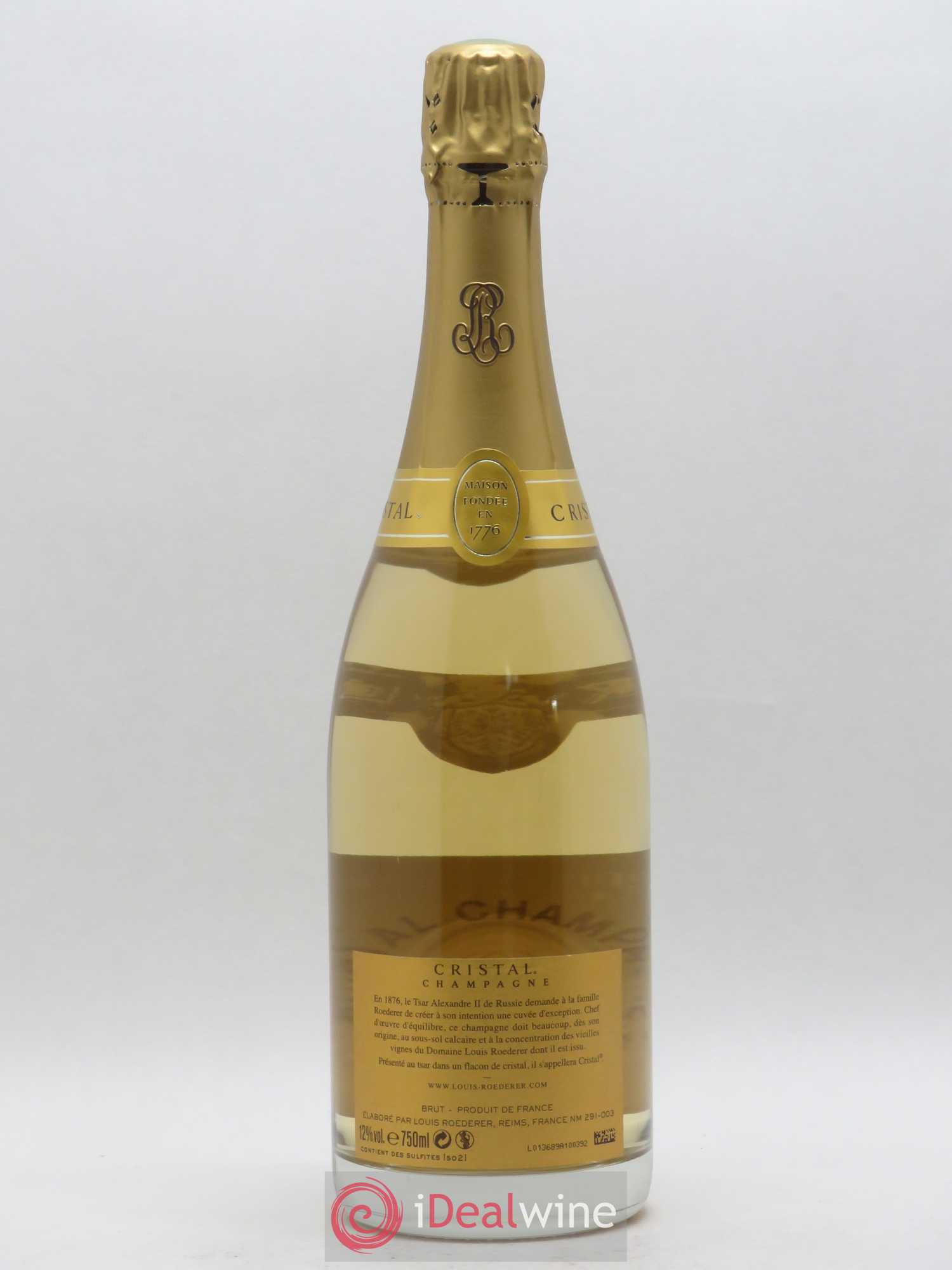 Cristal Louis Roederer 2012 - Lotto di 1 bottiglia - 1