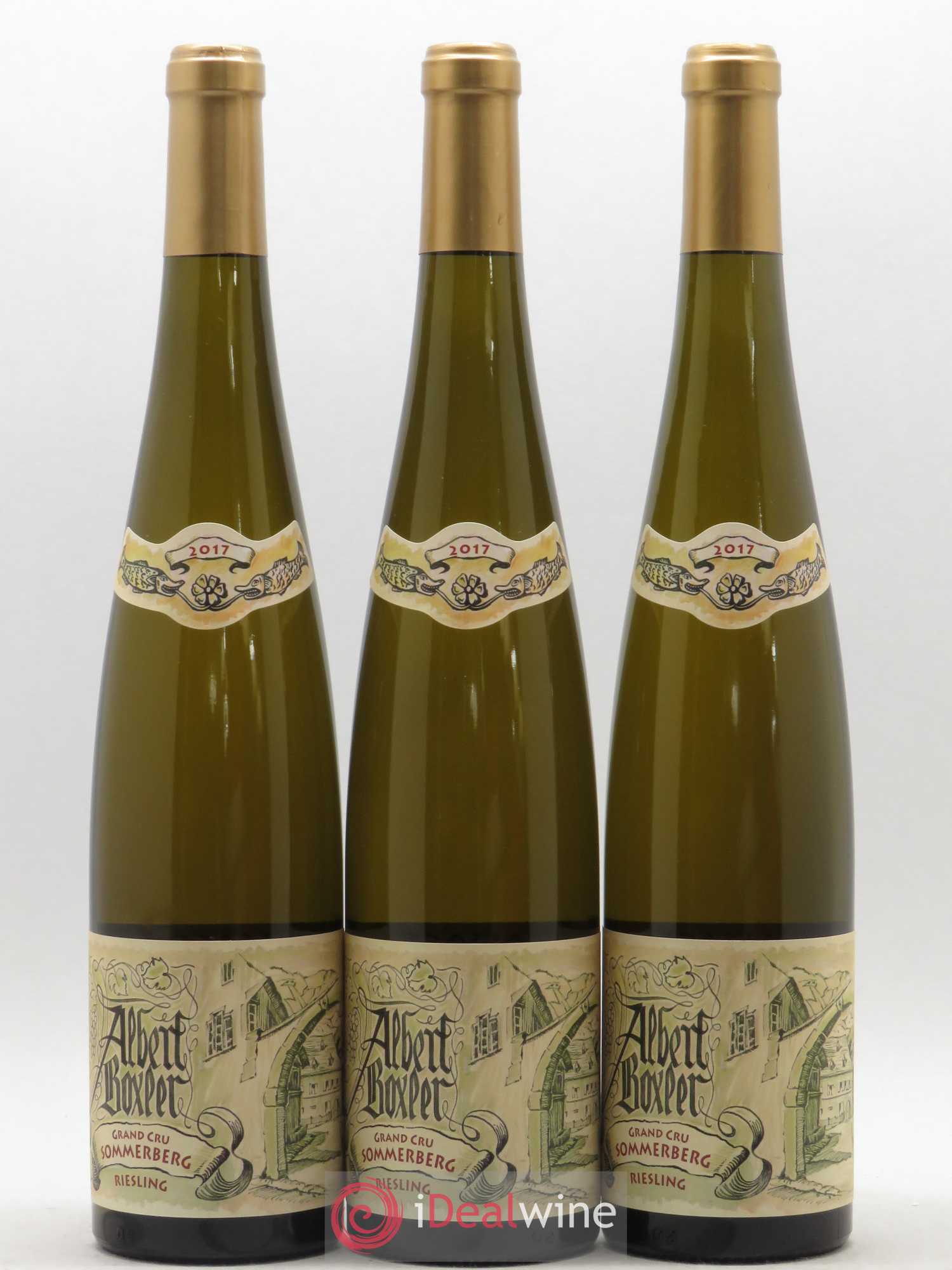 Alsace Riesling Grand Cru Sommerberg Jeunes Vignes Albert Boxler 2017 - Lot of 3 bottles - 0