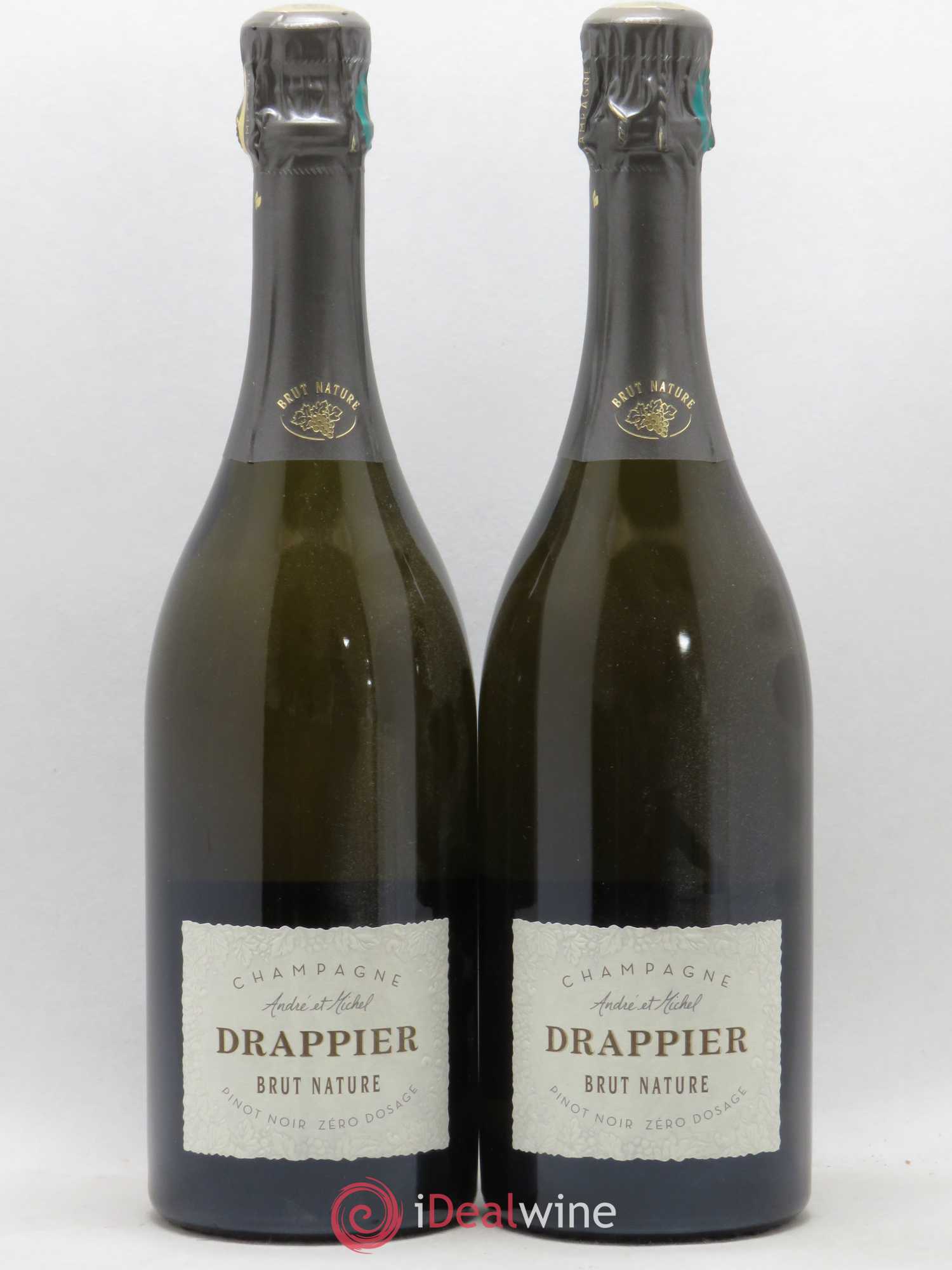 Brut Nature Drappier  (no reserve) - Lot of 2 bottles - 0