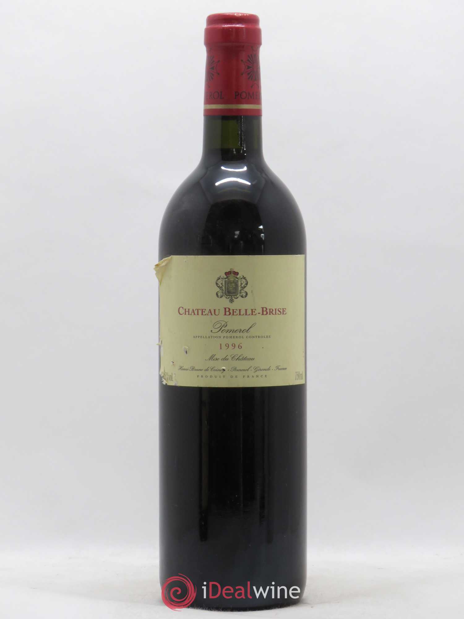 Château Belle-Brise 1996 - Lot de 1 bouteille - 0