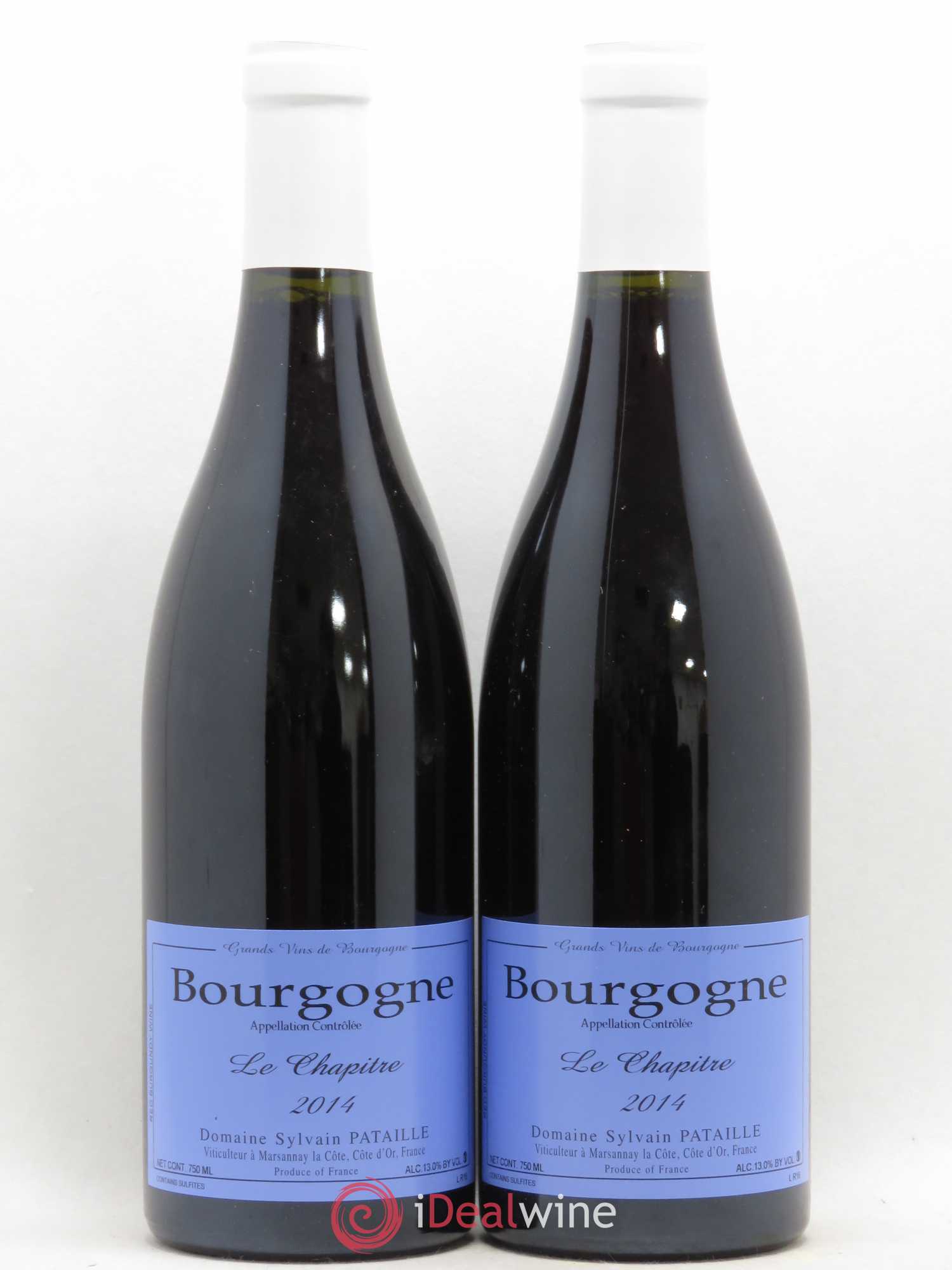 Bourgogne Le Chapitre Sylvain Pataille (Domaine)  (sans prix de réserve) 2014 - Lot de 2 bouteilles - 0