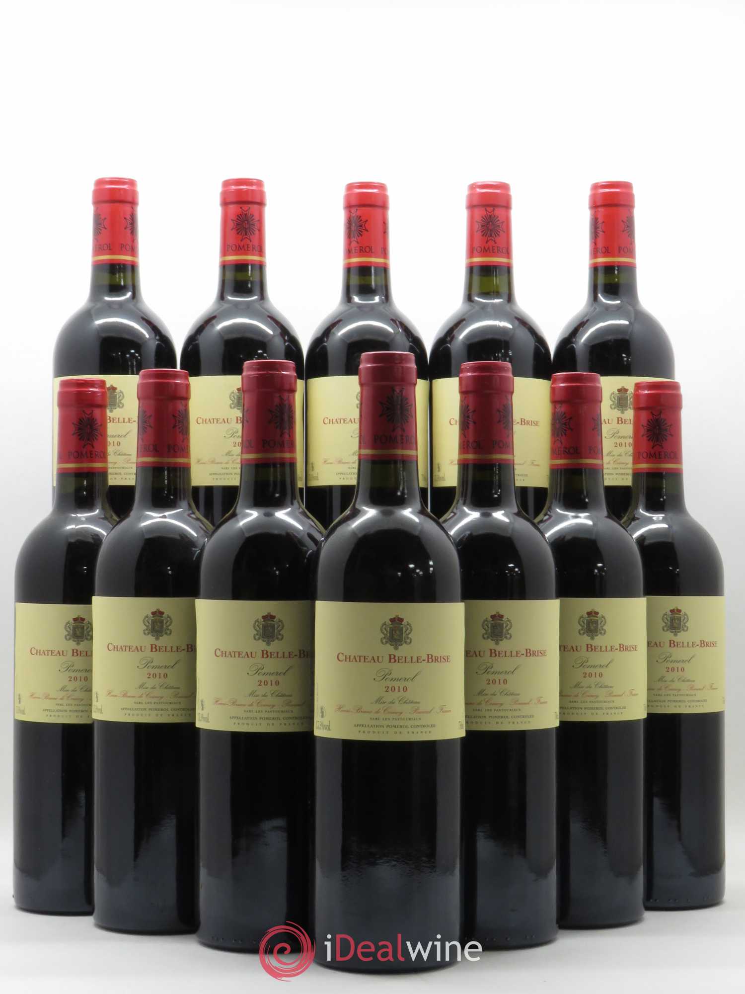 Château Belle-Brise 2010 - Lot de 12 bouteilles - 0