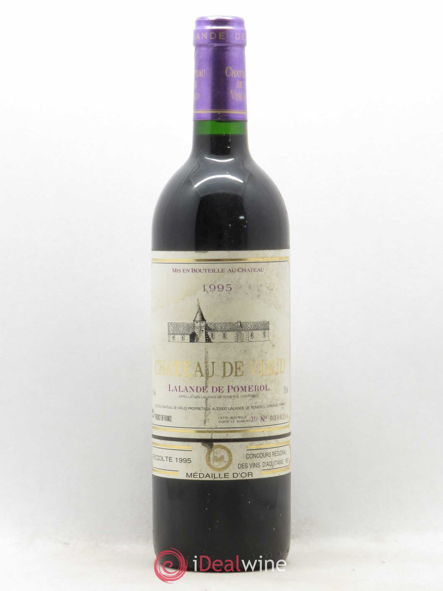 Lalande-de-Pomerol Château de Viaud 1995 - Lot of 1 bottle - 0