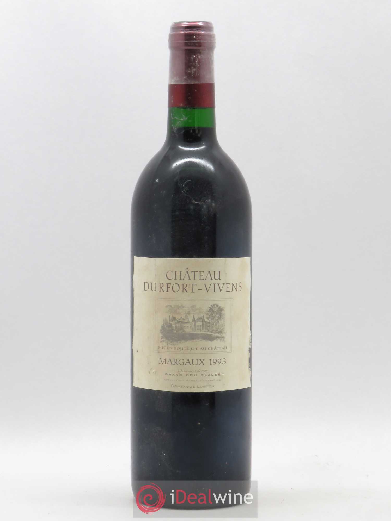 Château Durfort Vivens 2ème Grand Cru Classé 1993 - Lot of 1 bottle - 0