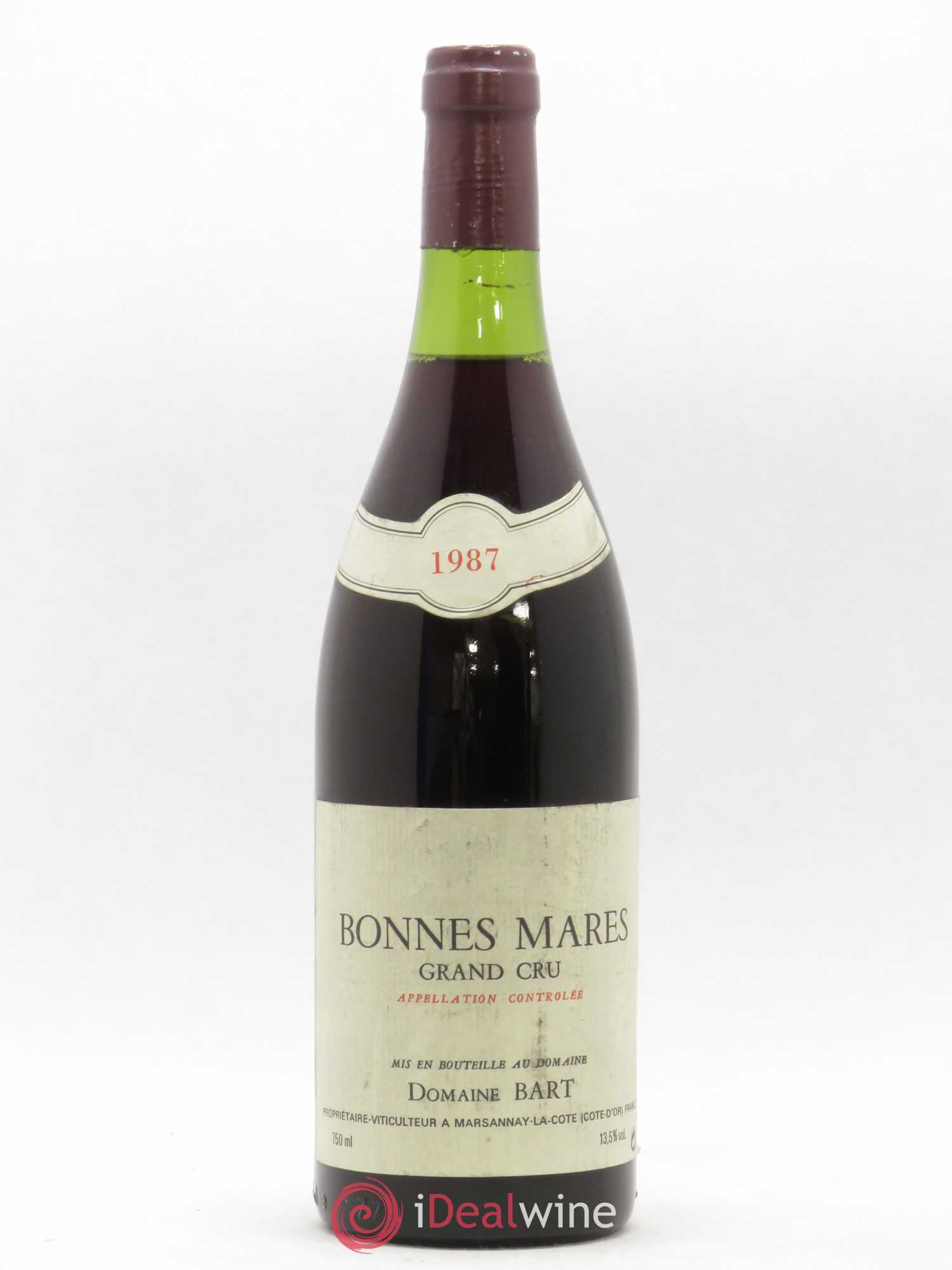 Bonnes-Mares Grand Cru Bart (Domaine) 1987 - Lot of 1 bottle - 0