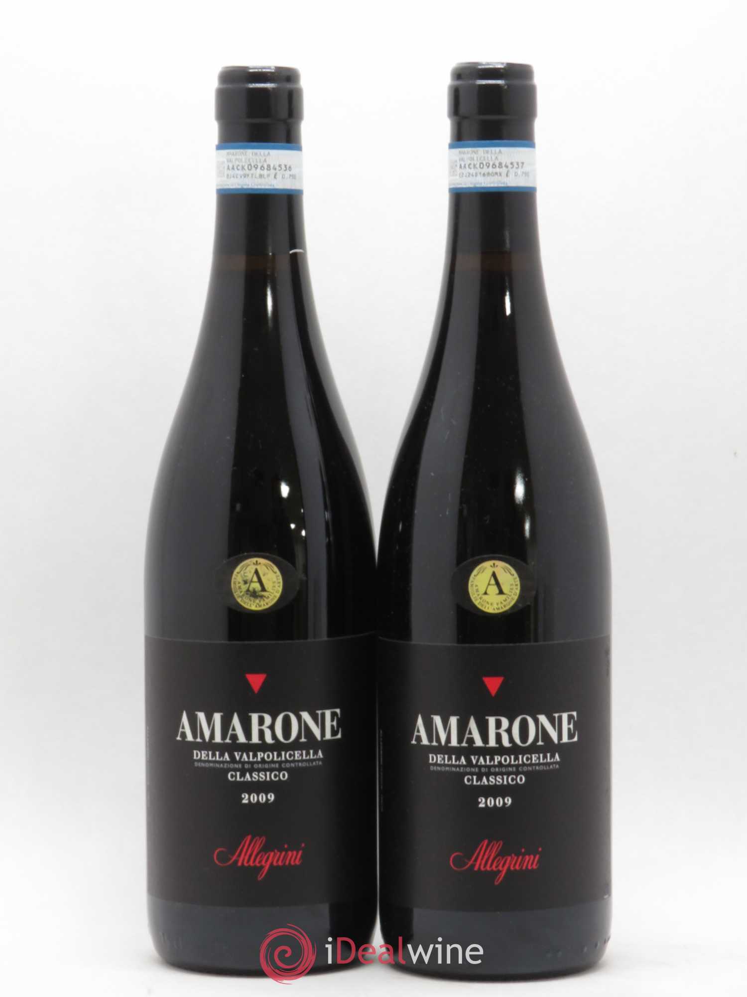 Amarone della Valpolicella DOC Classico Allegrini 2009 - Lot de 2 bouteilles - 0