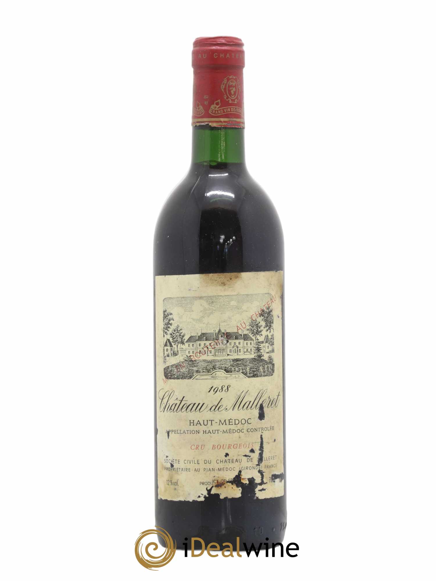 Château de Malleret Cru Bourgeois 1988 - Lot de 1 bouteille - 0