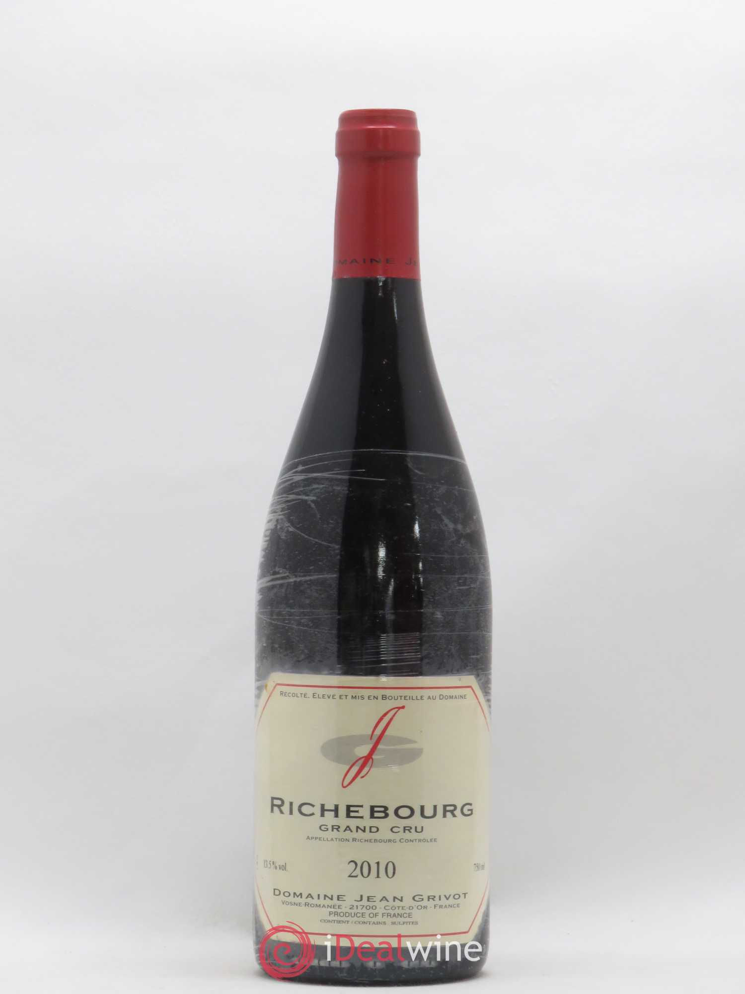 Richebourg Grand Cru Jean Grivot 2010 - Lot of 1 bottle - 0