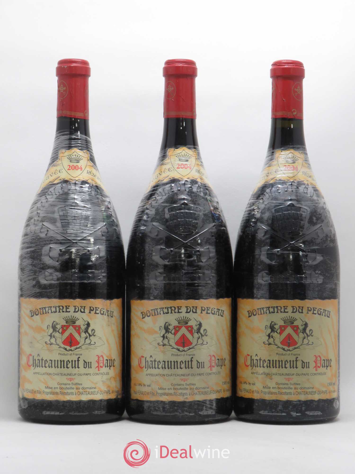 Châteauneuf-du-Pape Domaine du Pégau Cuvée Réservée Paul et Laurence Féraud 2004 - Lot of 3 magnums - 0